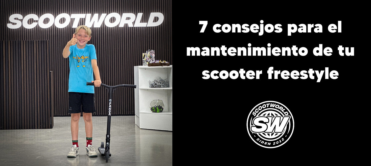 7 consejos para el mantenimiento de tu scooter freestyle