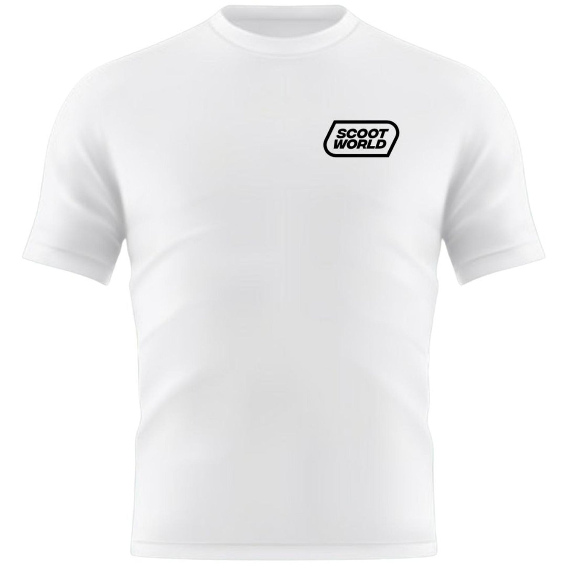 ScootWorld SW Logo Tshirt - Blanco- Scootworld.es