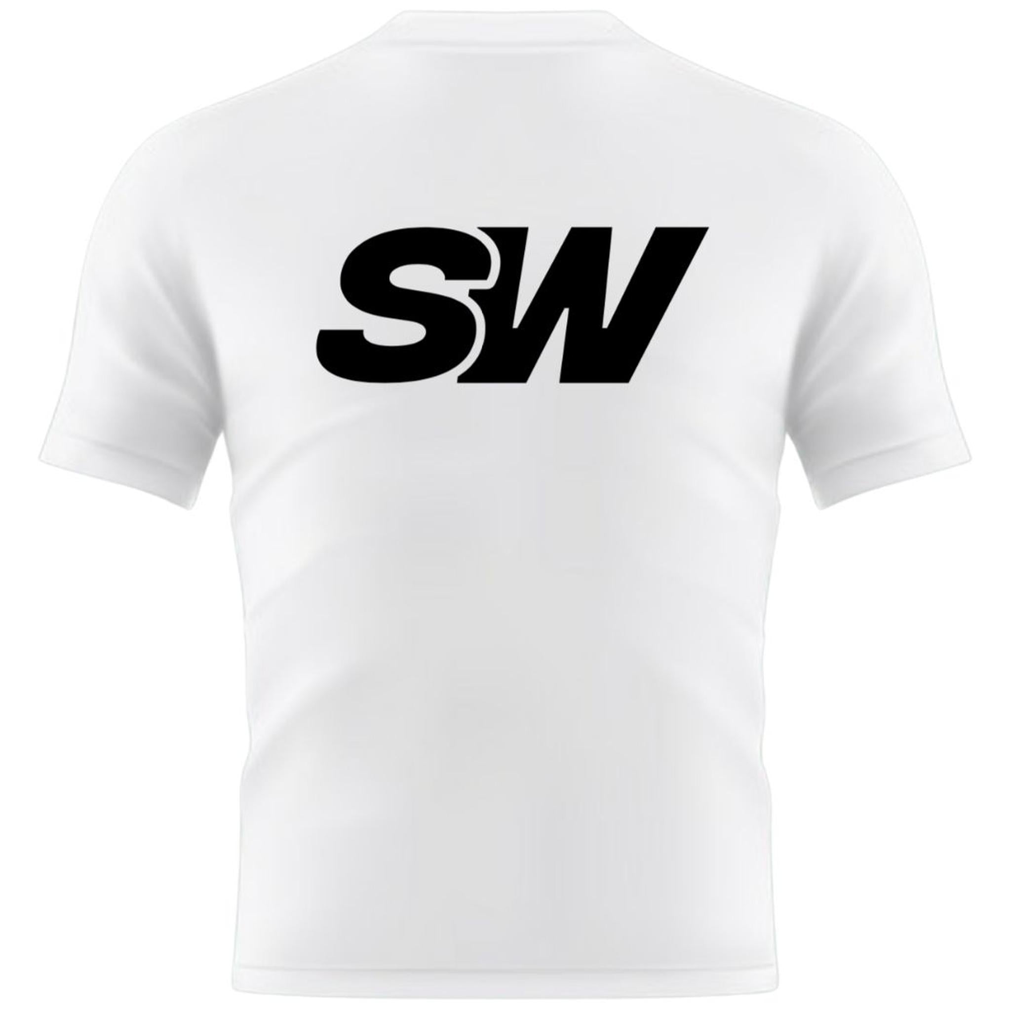 ScootWorld SW Logo Tshirt - Blanco- Scootworld.es