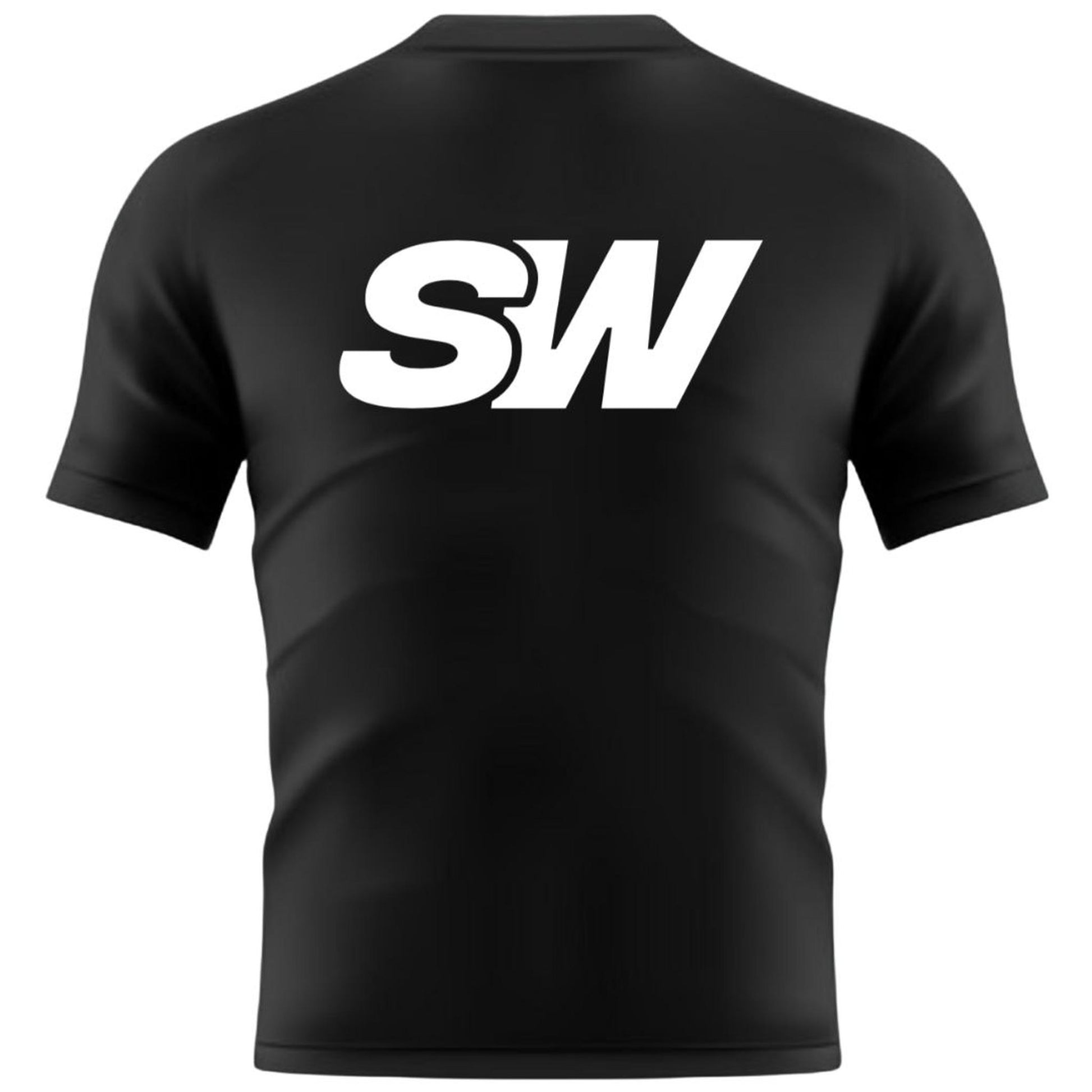 ScootWorld SW Logo Tshirt - Negro- Scootworld.es
