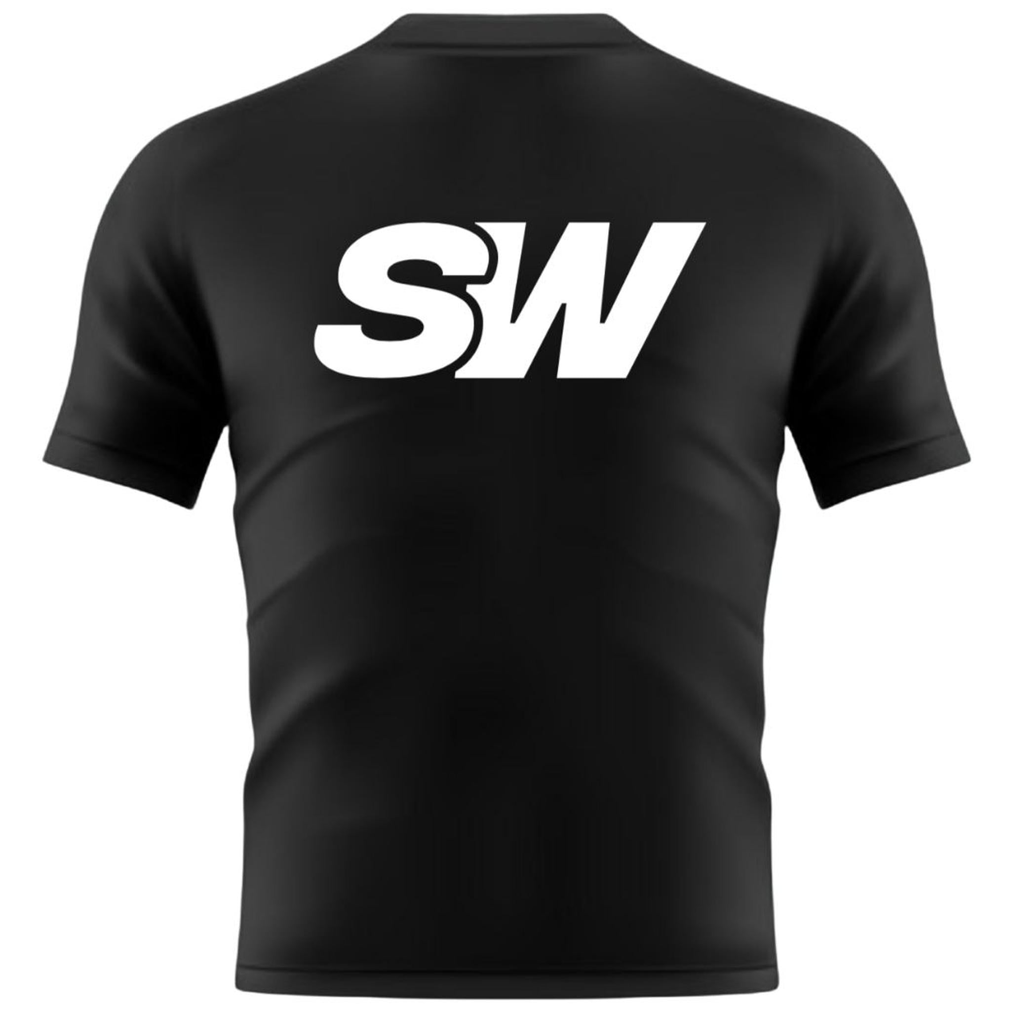 ScootWorld SW Logo Tshirt - Negro- Scootworld.es