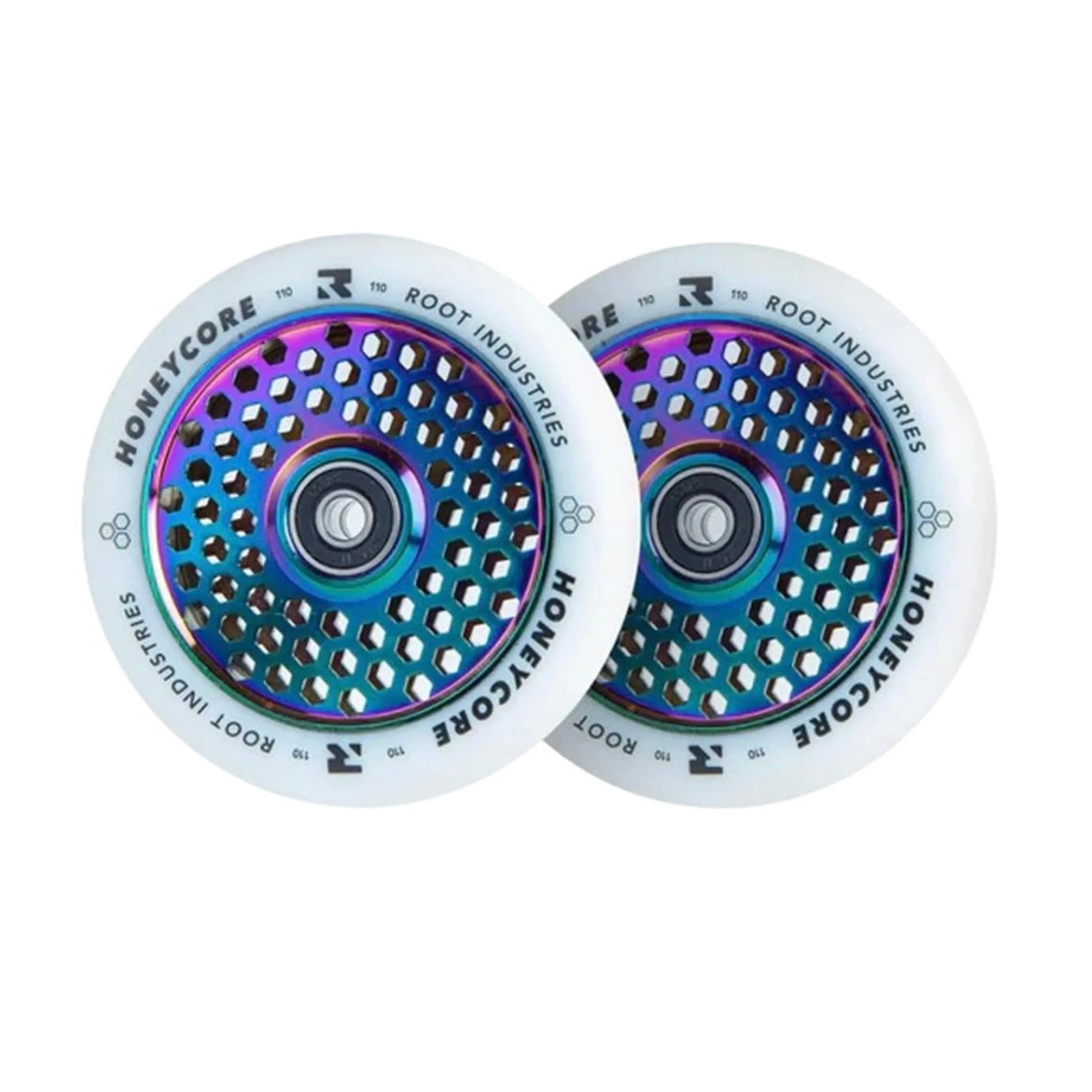 Root Honeycore Blanco 110mm Ruedas Patine- Scootworld.es