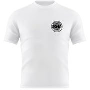 ScootWorld Small Chest Batch Logo Tshirt - Blanco- Scootworld.es