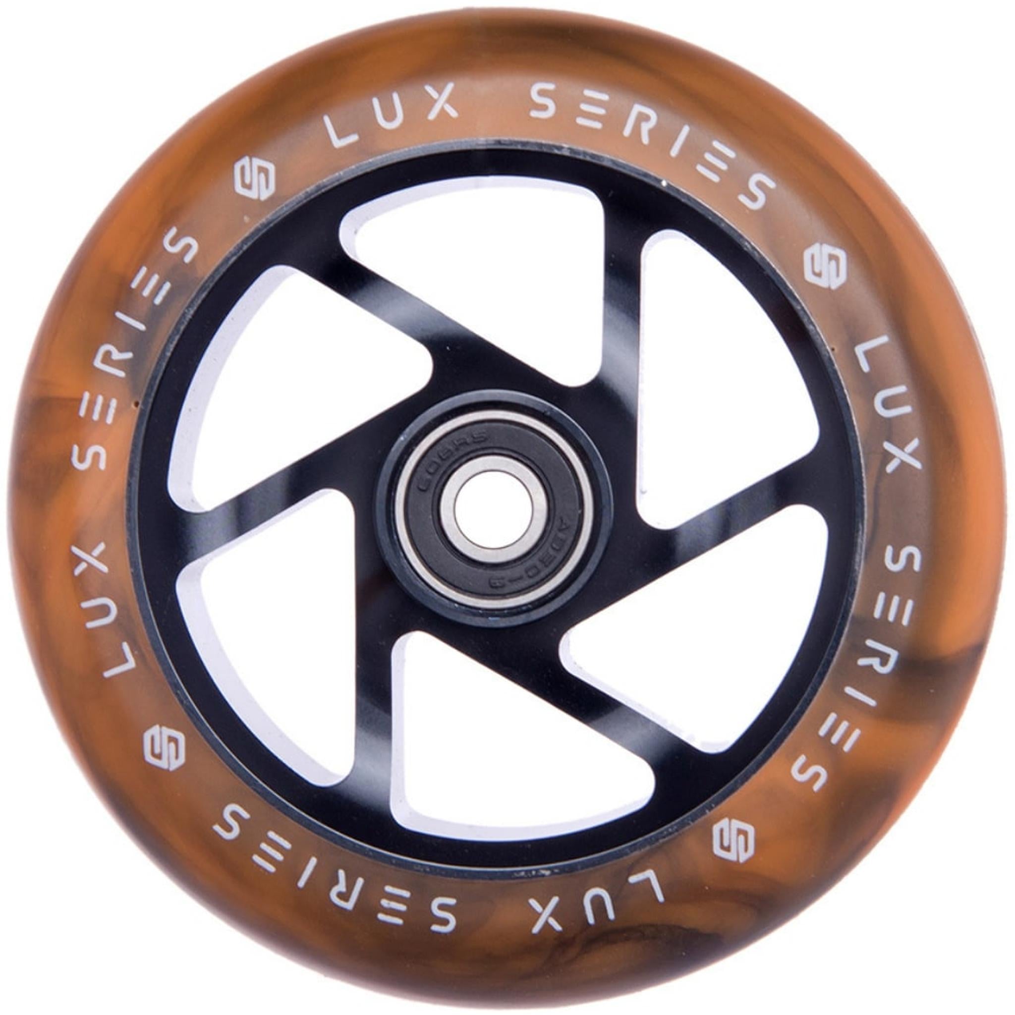 Striker Lux Spoked 110mm Rueda Patinete - Negro/Naranja- Scootworld.es