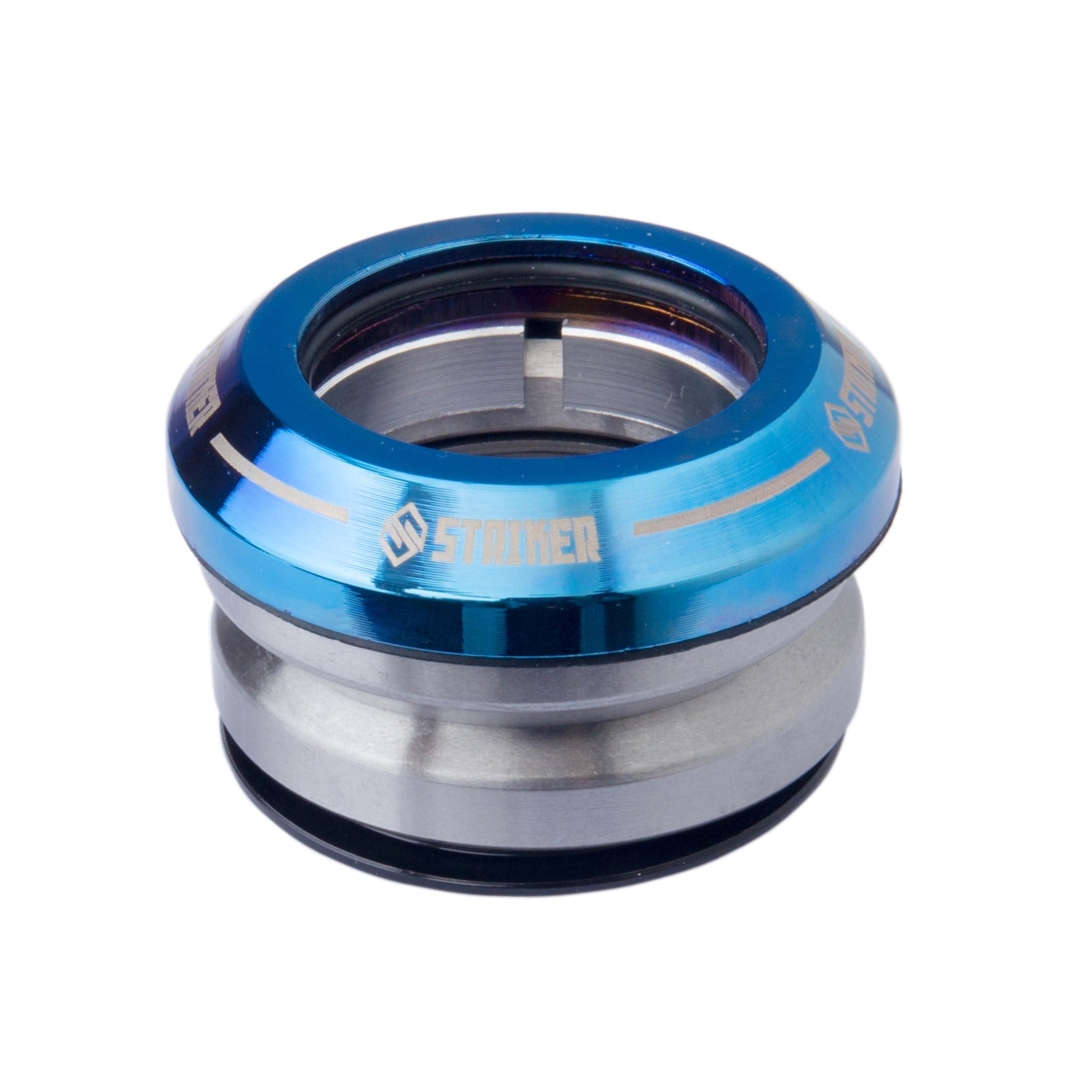 Striker Integrated Juego De Dirección Scooter - Azul Cromo- Scootworld.es