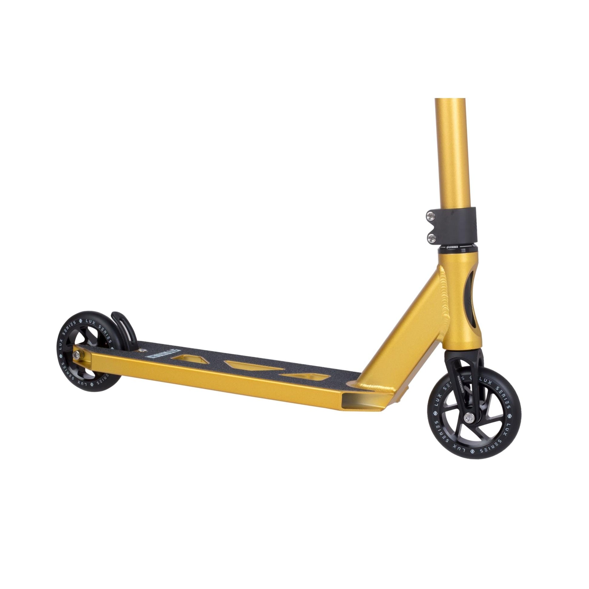 Striker Lux Youth Scooter Freestyle - Negro/Gold- Scootworld.es