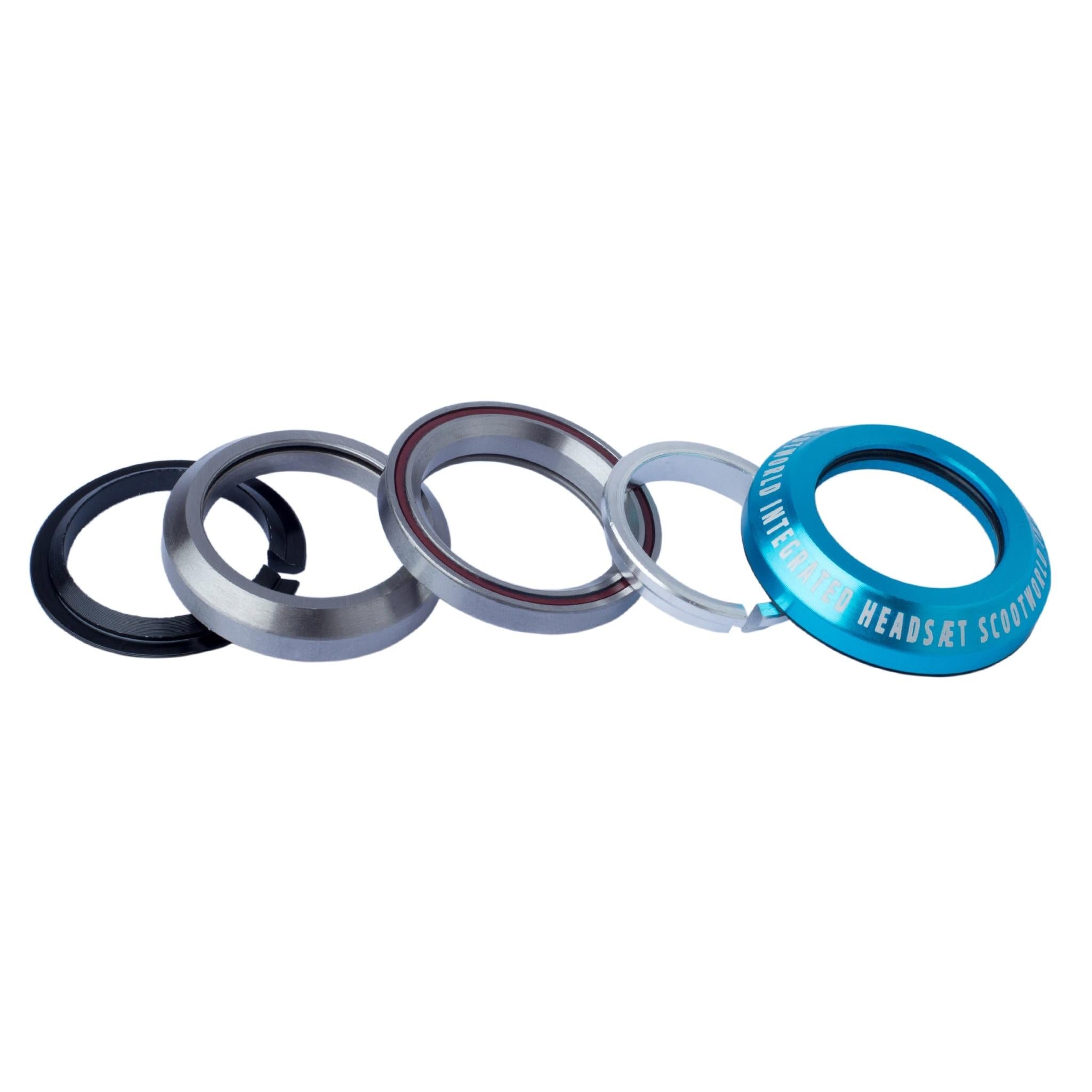 ScootWorld Integrated Juego De Dirección Scooter - Azul- Scootworld.es