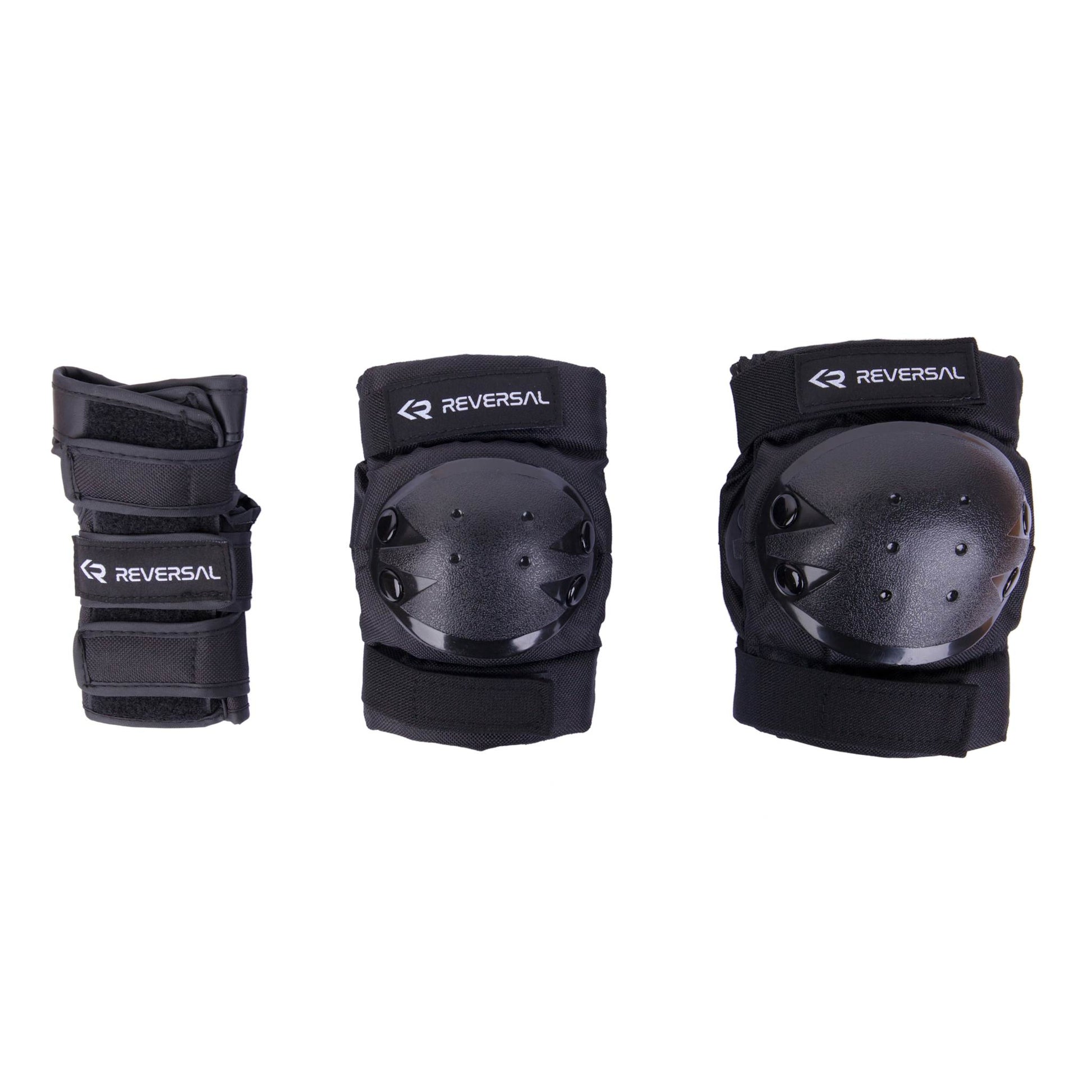 Reversal Protecciones Niños 3 Piezas - Negro- Scootworld.es