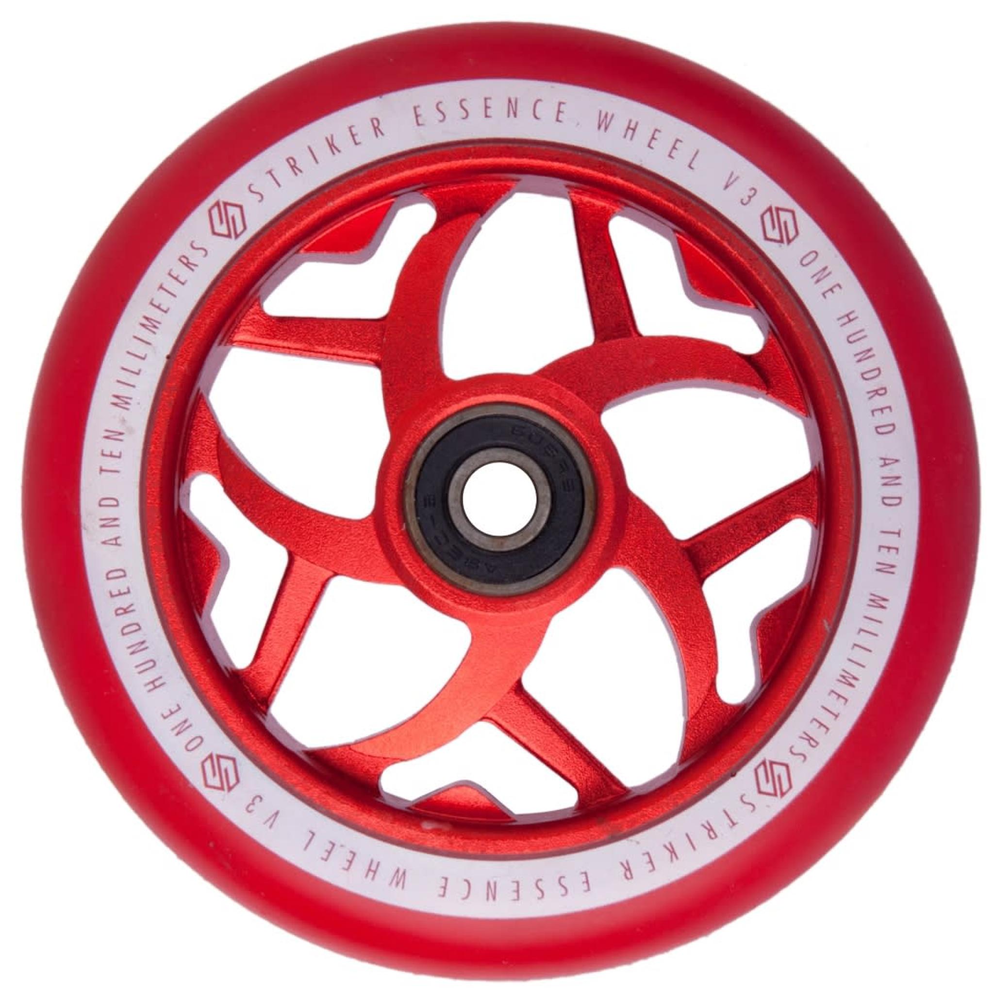 Striker Essence V3 Colorblast PU 110mm Rueda Patinete - Rojo- Scootworld.es