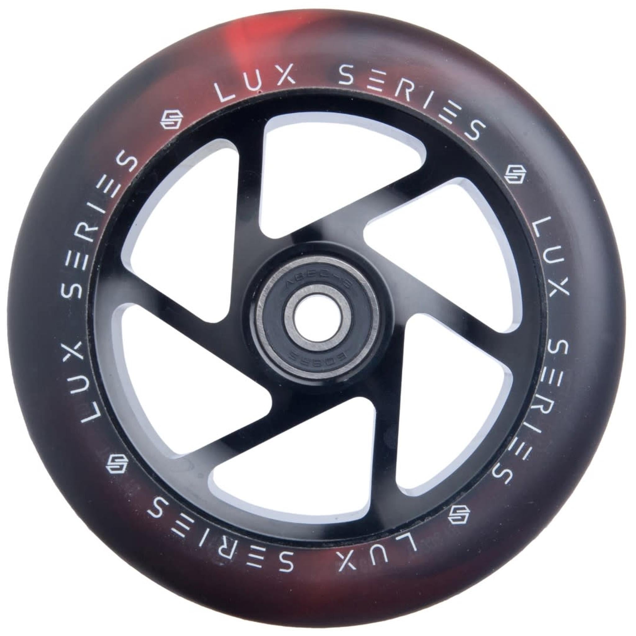 Striker Lux Spoked 110mm Rueda Patinete - Negro/Rojo- Scootworld.es