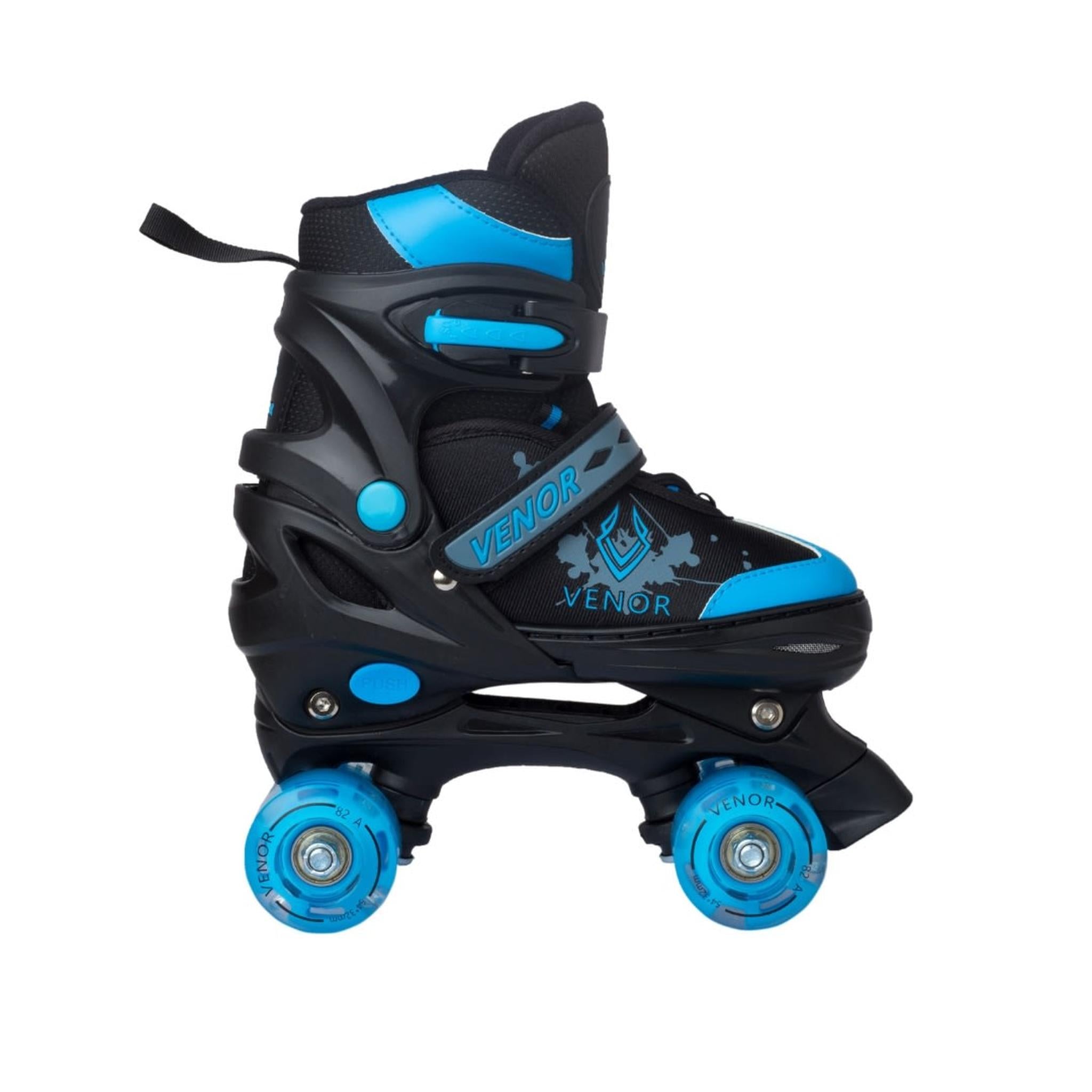 VENOR Ignite LED Patines Quad - Negro/Azul- Scootworld.es