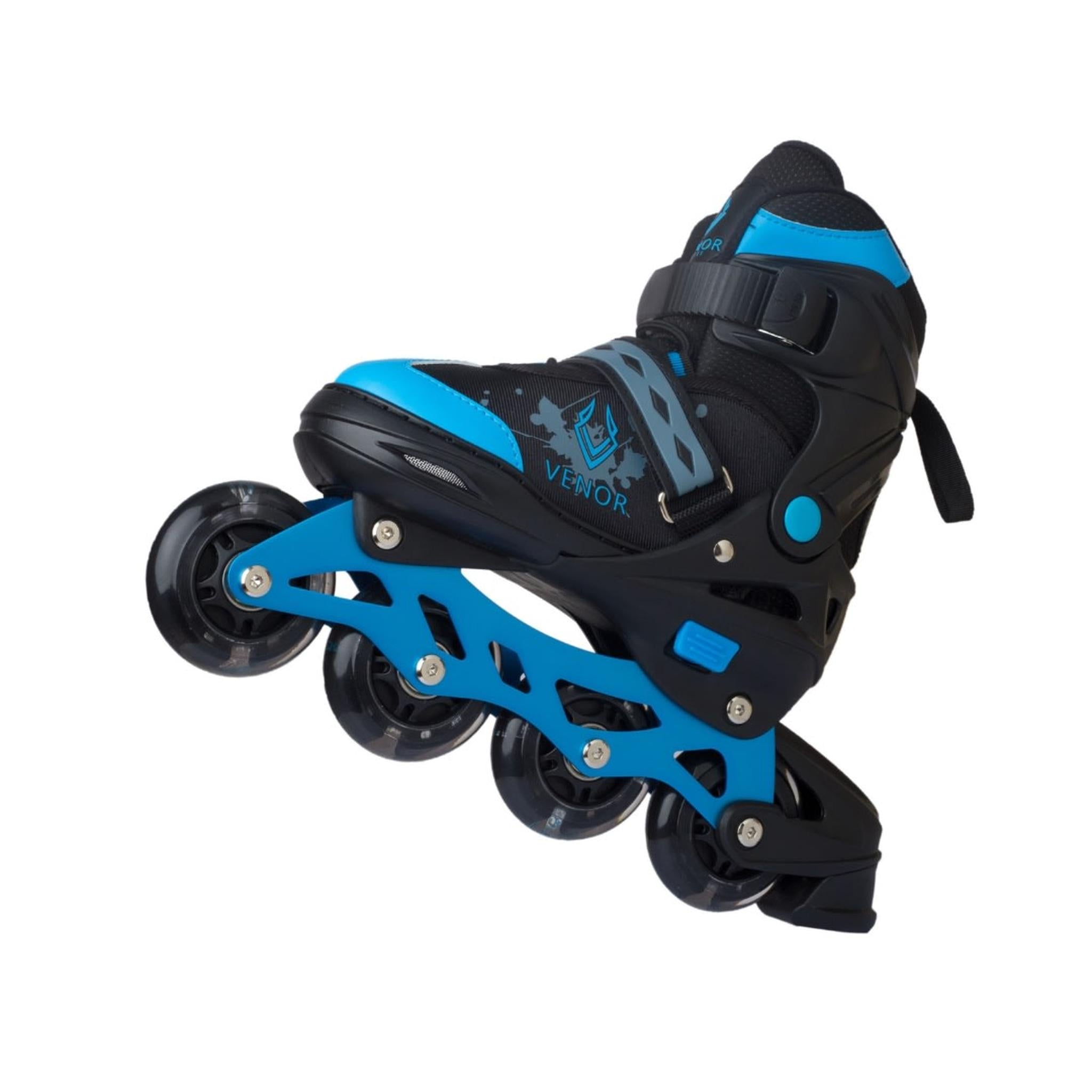 VENOR Ignite LED Patines En Linea - Negro/Azul- Scootworld.es