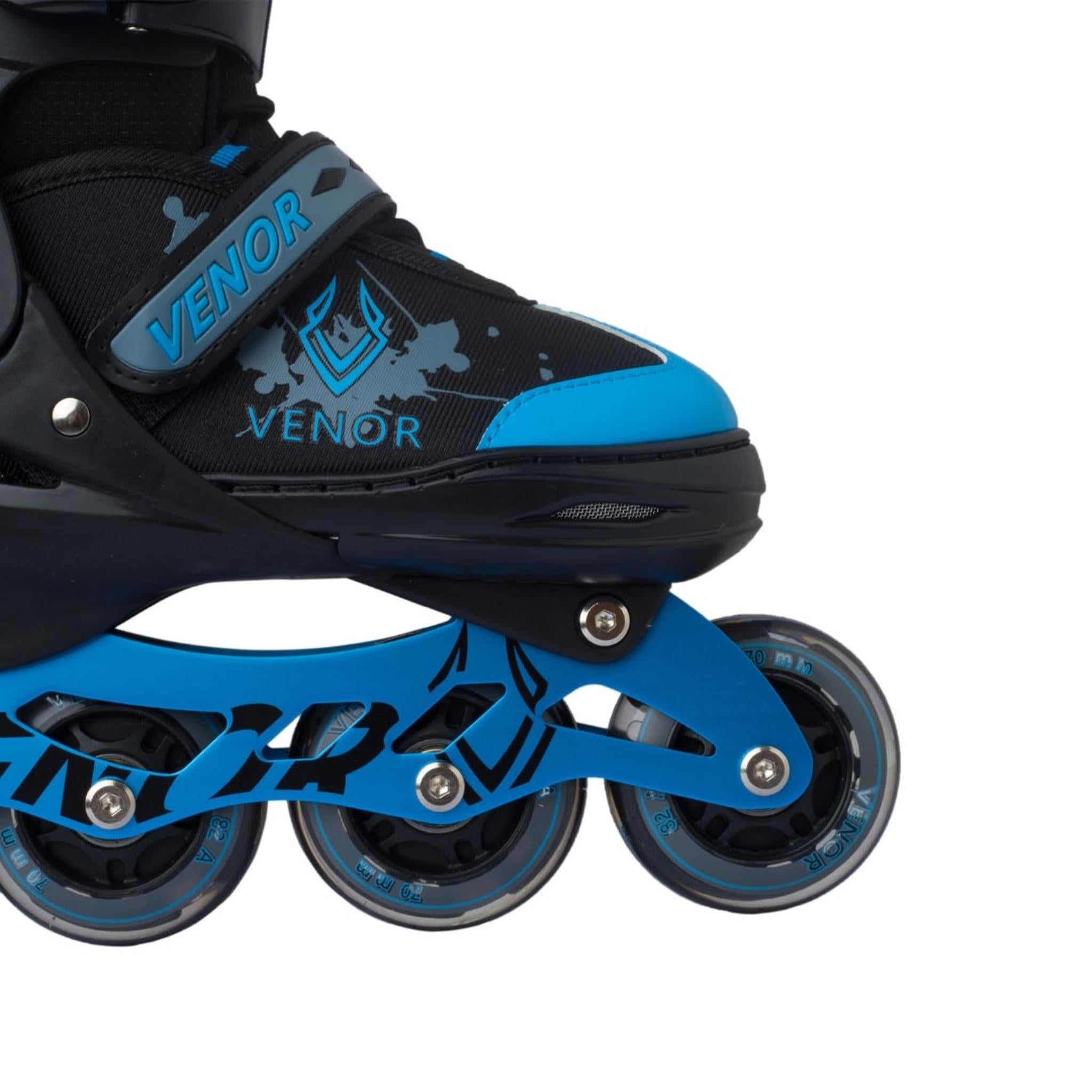 VENOR Ignite LED Patines En Linea - Negro/Azul- Scootworld.es