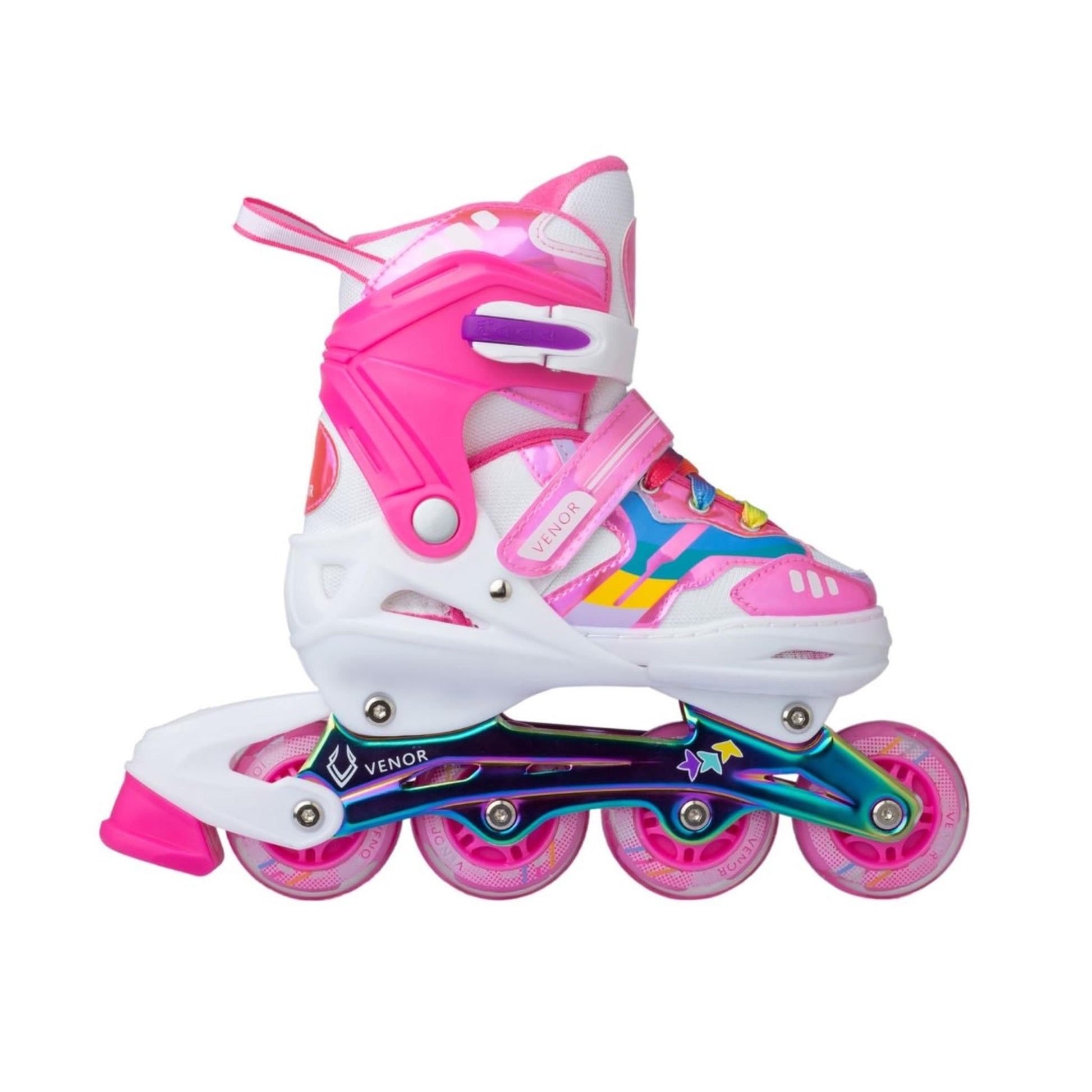 VENOR Ignite LED Patines En Linea - Rosa Brillante- Scootworld.es