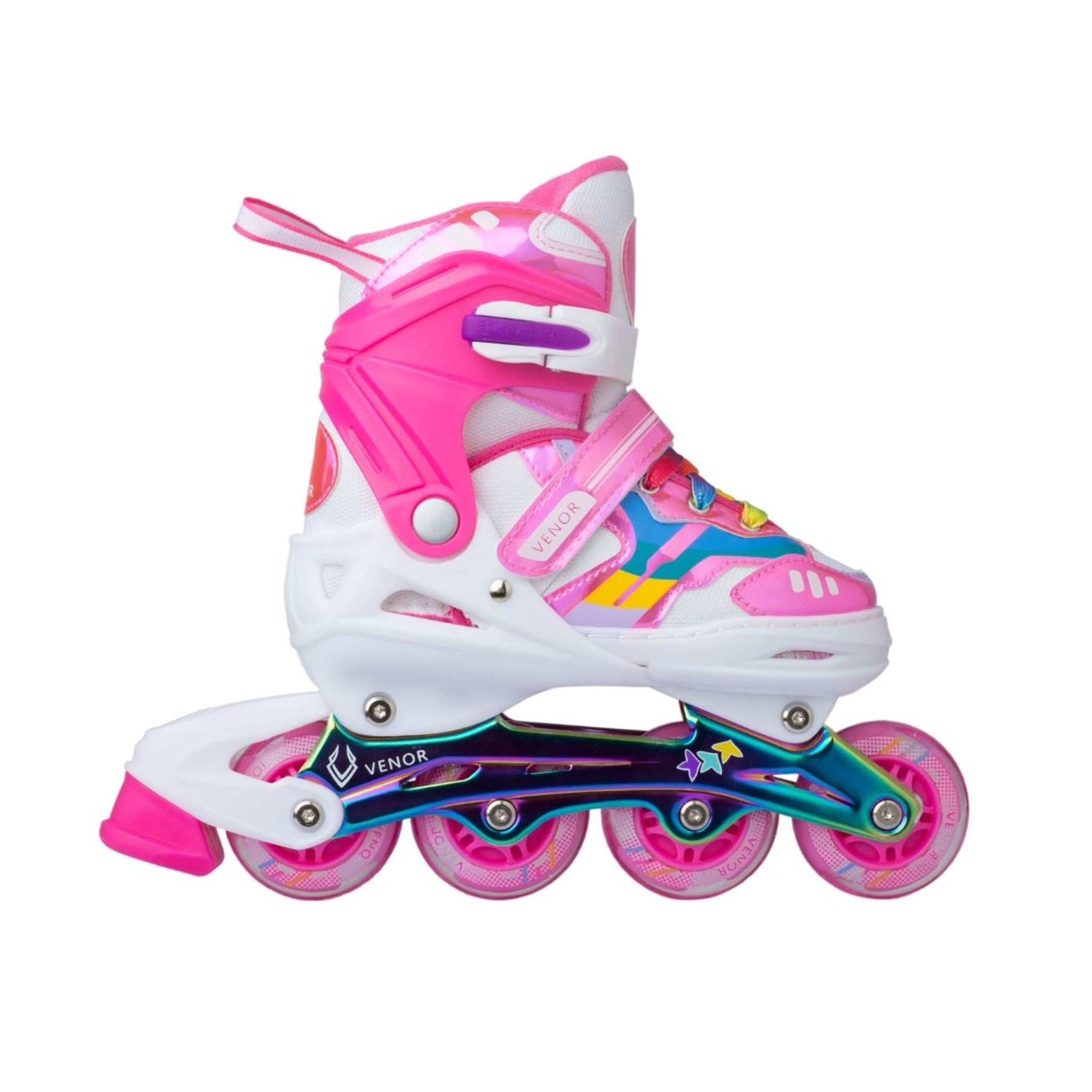VENOR Ignite LED Patines En Linea - Rosa Brillante- Scootworld.es