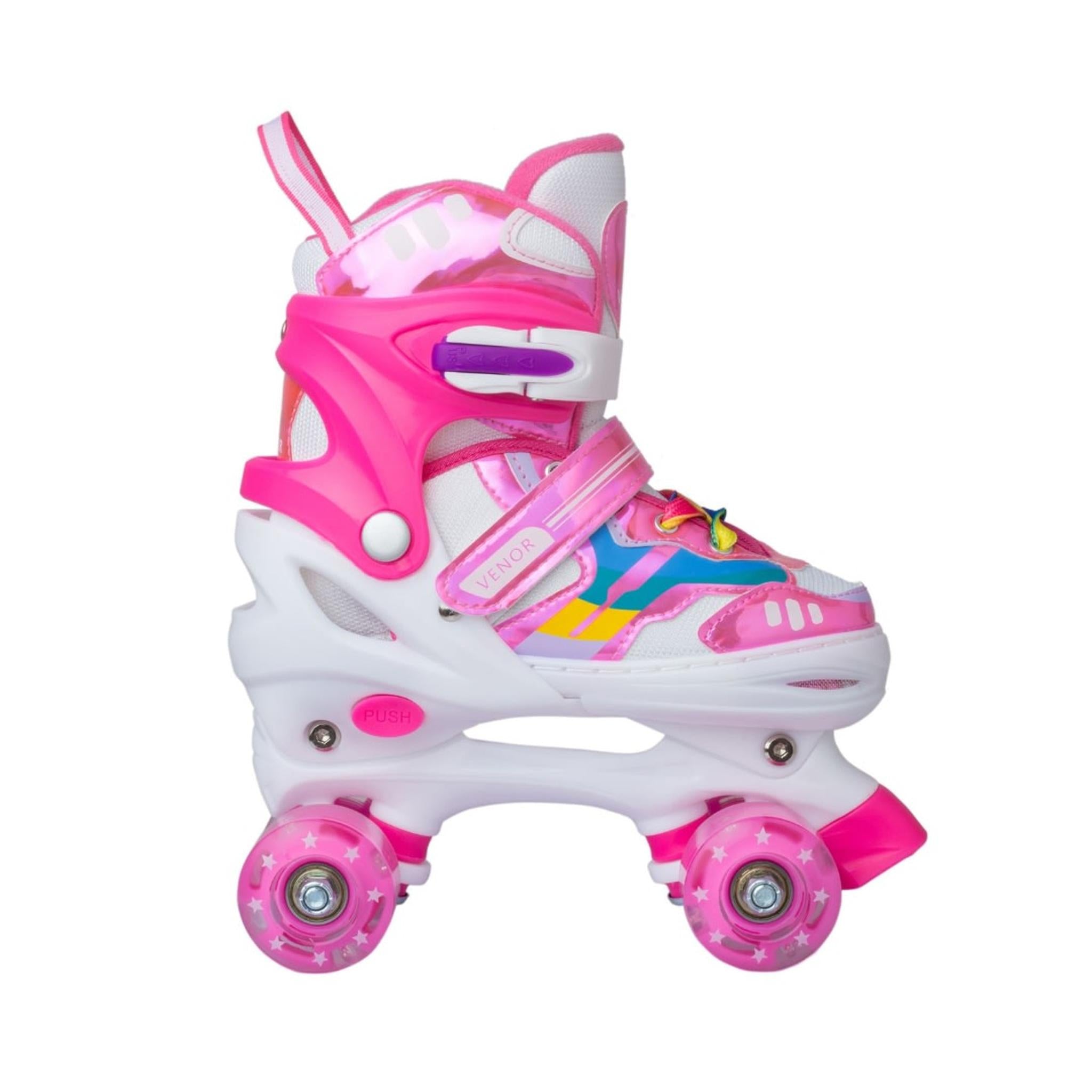 VENOR Ignite LED Patines Quad - Rosa Brillante- Scootworld.es