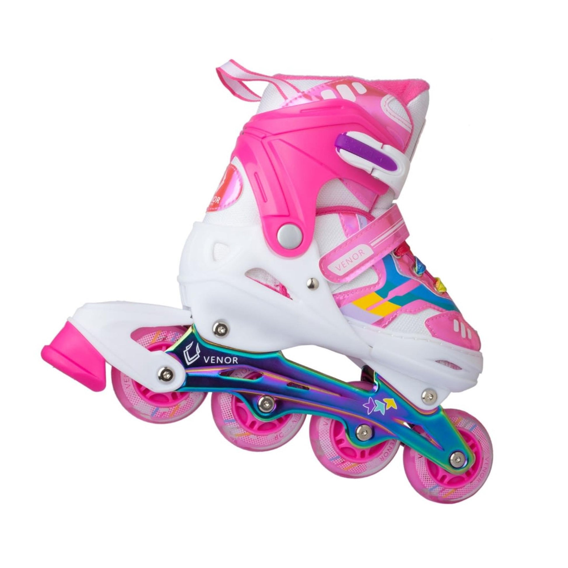 VENOR Ignite LED Patines En Linea - Rosa Brillante- Scootworld.es