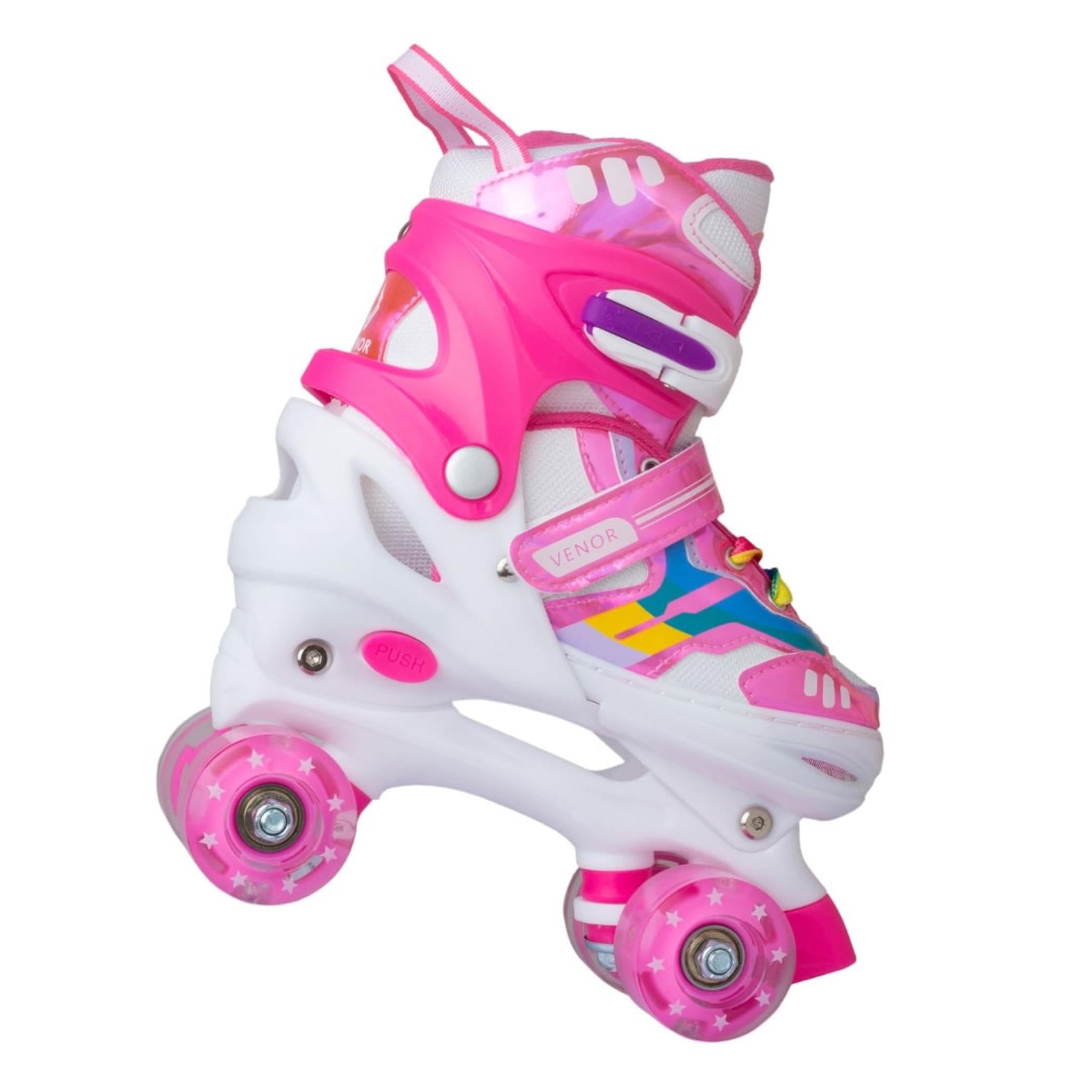 VENOR Ignite LED Patines Quad - Rosa Brillante- Scootworld.es