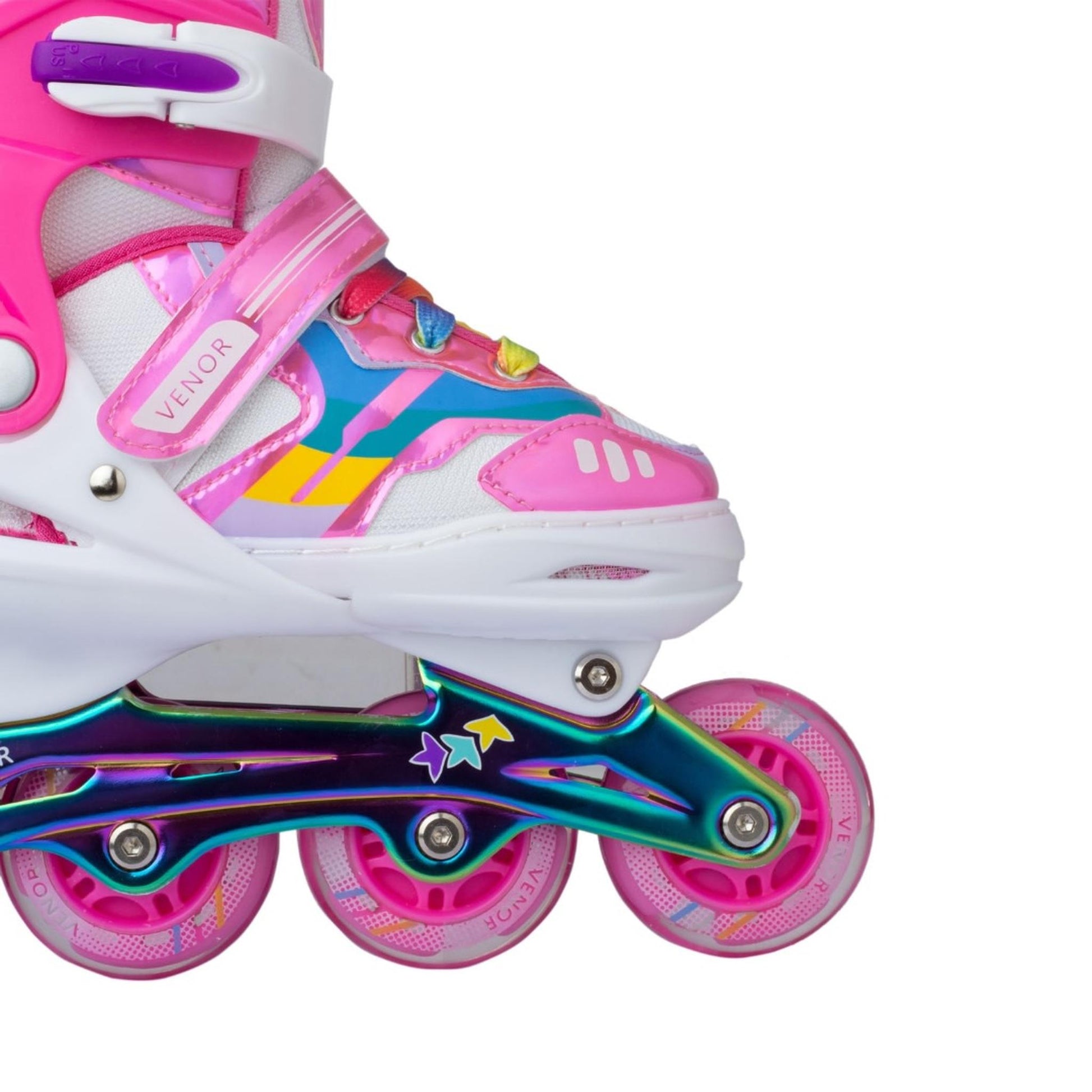 VENOR Ignite LED Patines En Linea - Rosa Brillante- Scootworld.es