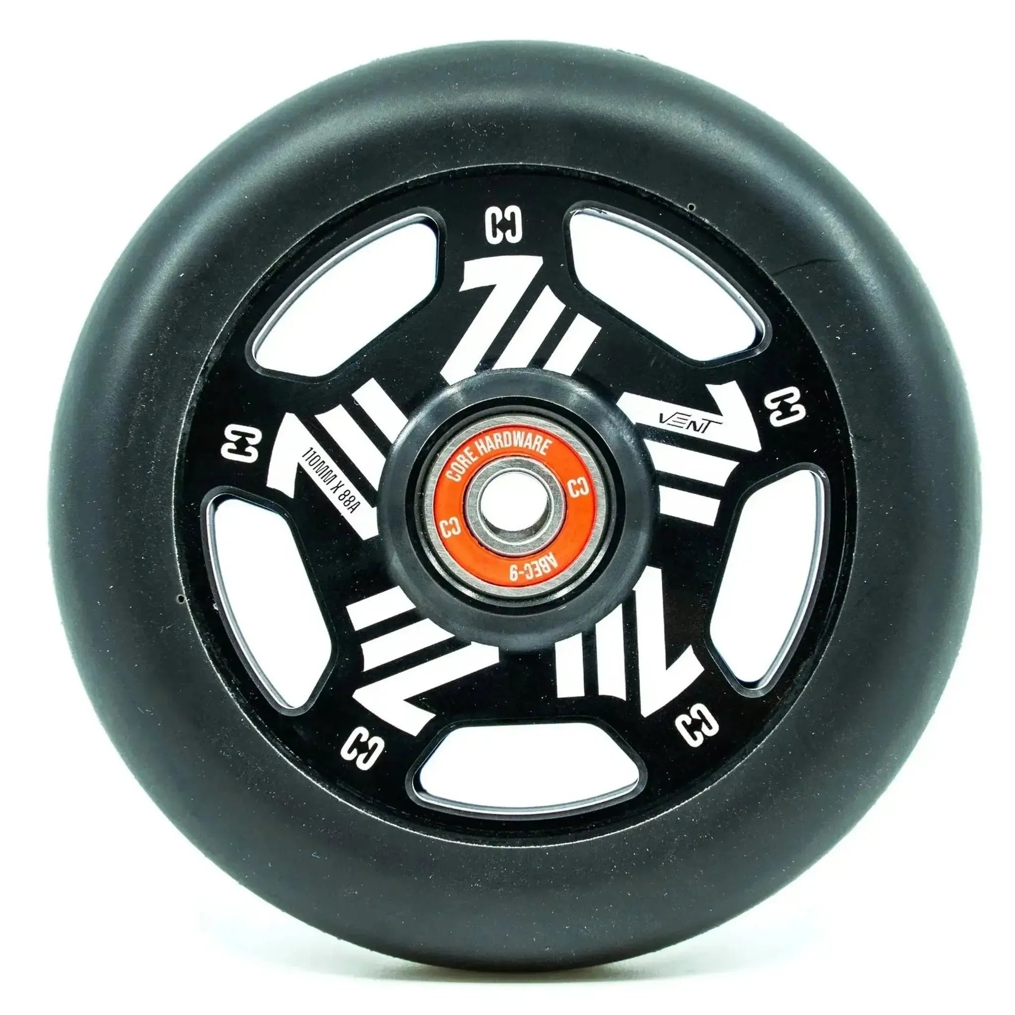CORE Vent Hollow Rueda Patinete - 110mm - Negro- Scootworld.es