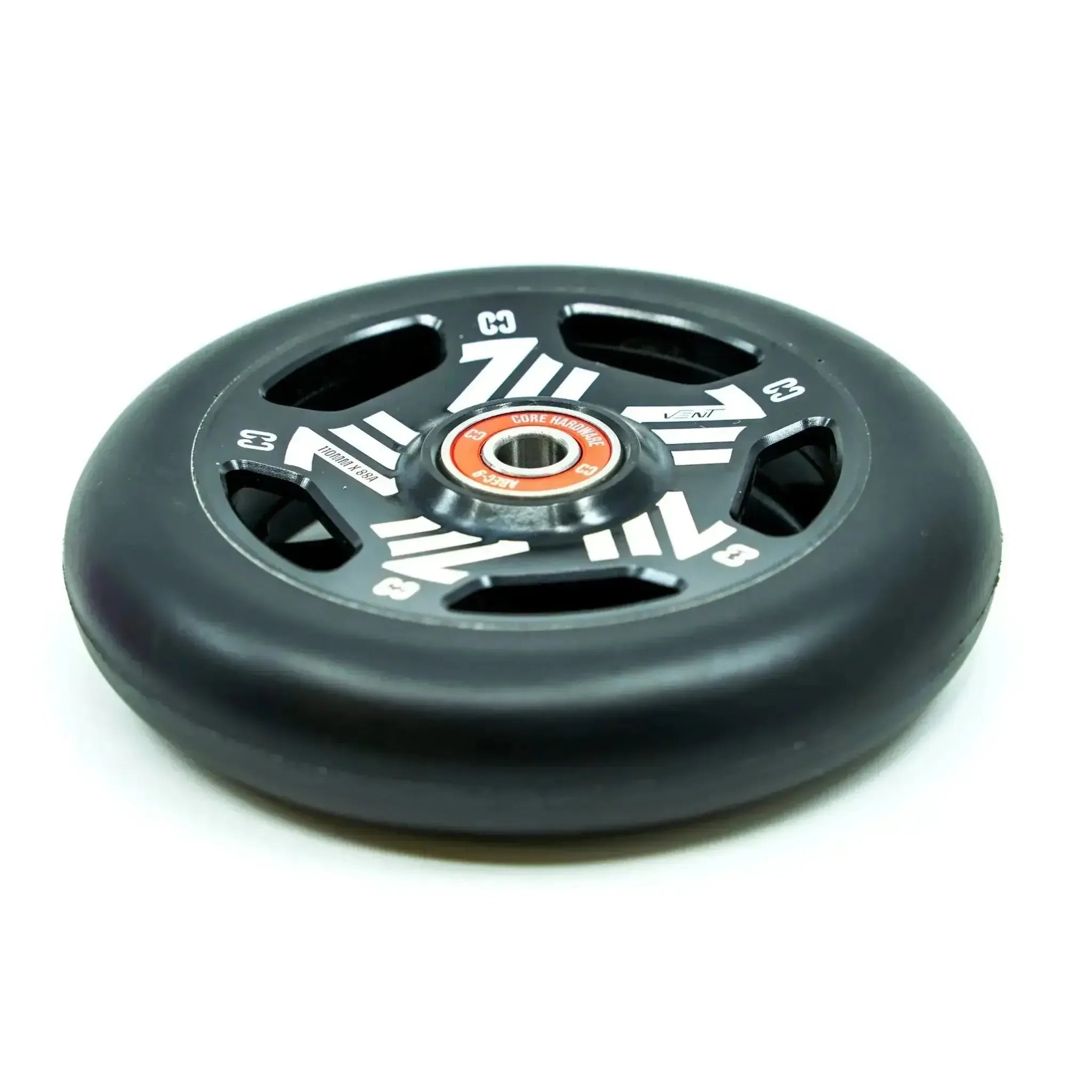 CORE Vent Hollow Rueda Patinete - 110mm - Negro- Scootworld.es