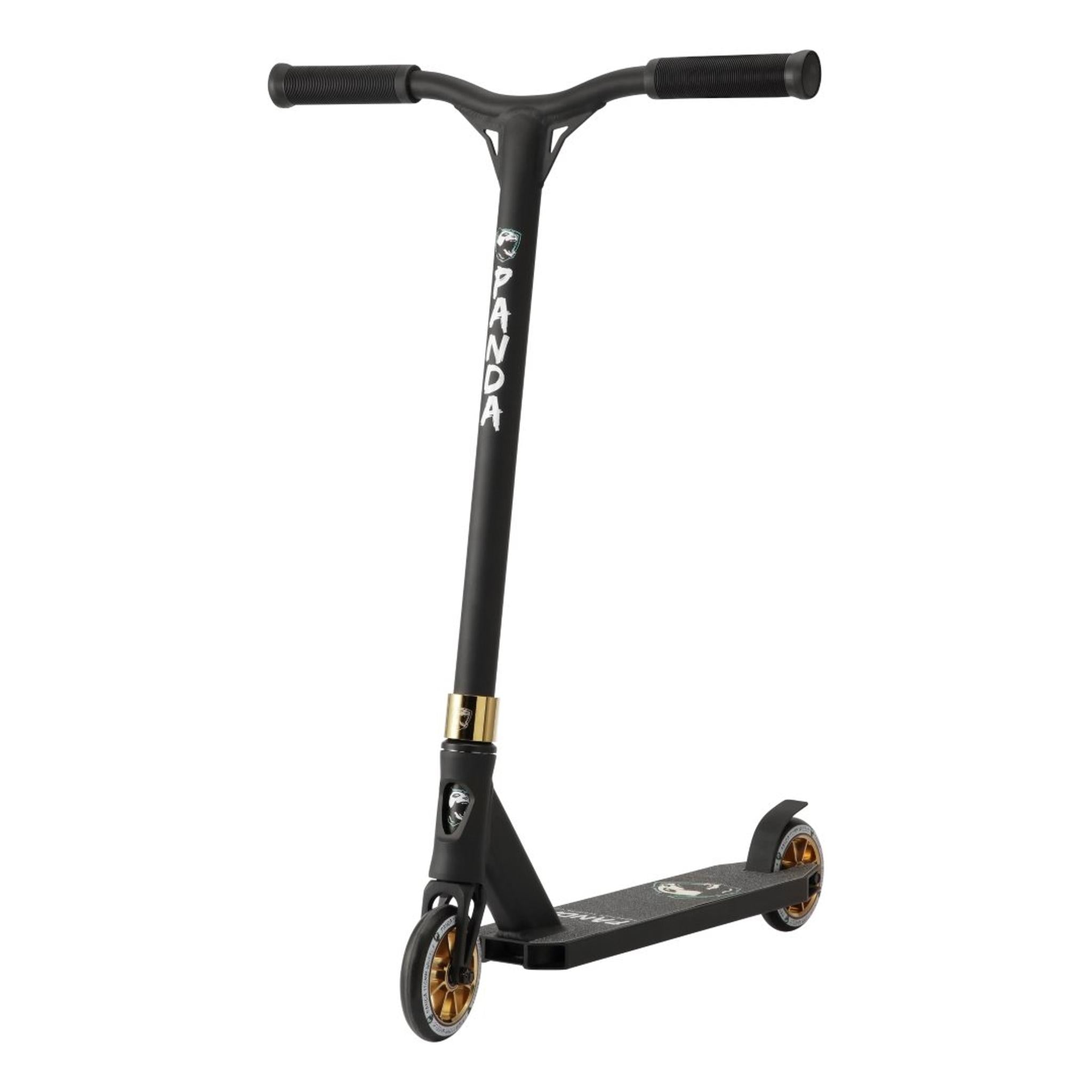 Panda Optimus Scooter Freestyle - Negro/Gold Chrome- Scootworld.es