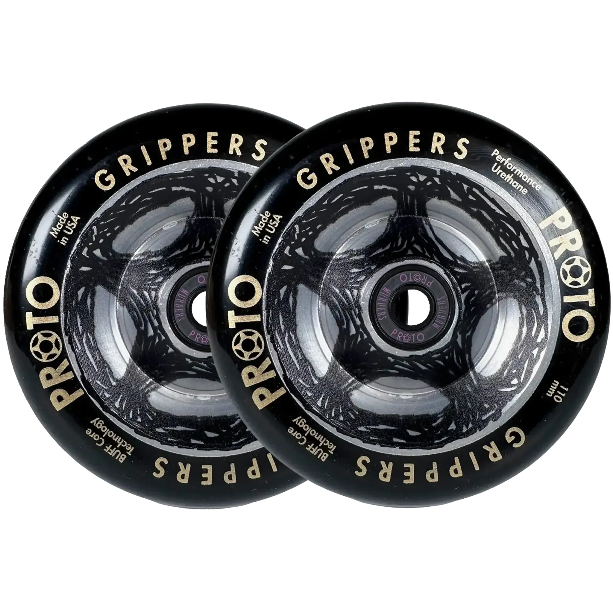 Proto Catalyst Gripper Ruedas Patinete 2 Piezas - 110mm - Negro- Scootworld.es