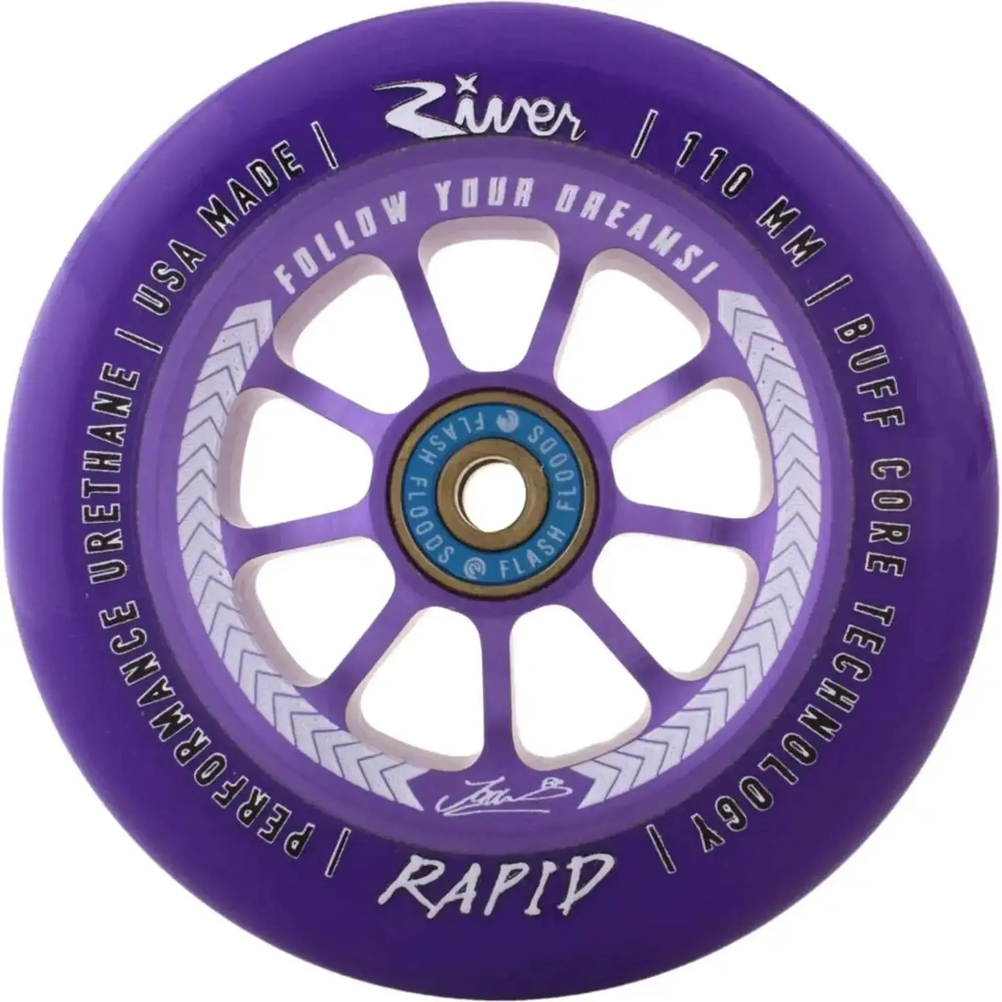 River Rapid Signature Ruedas Patinete 2 Piezas - Jordan Clark- Scootworld.es