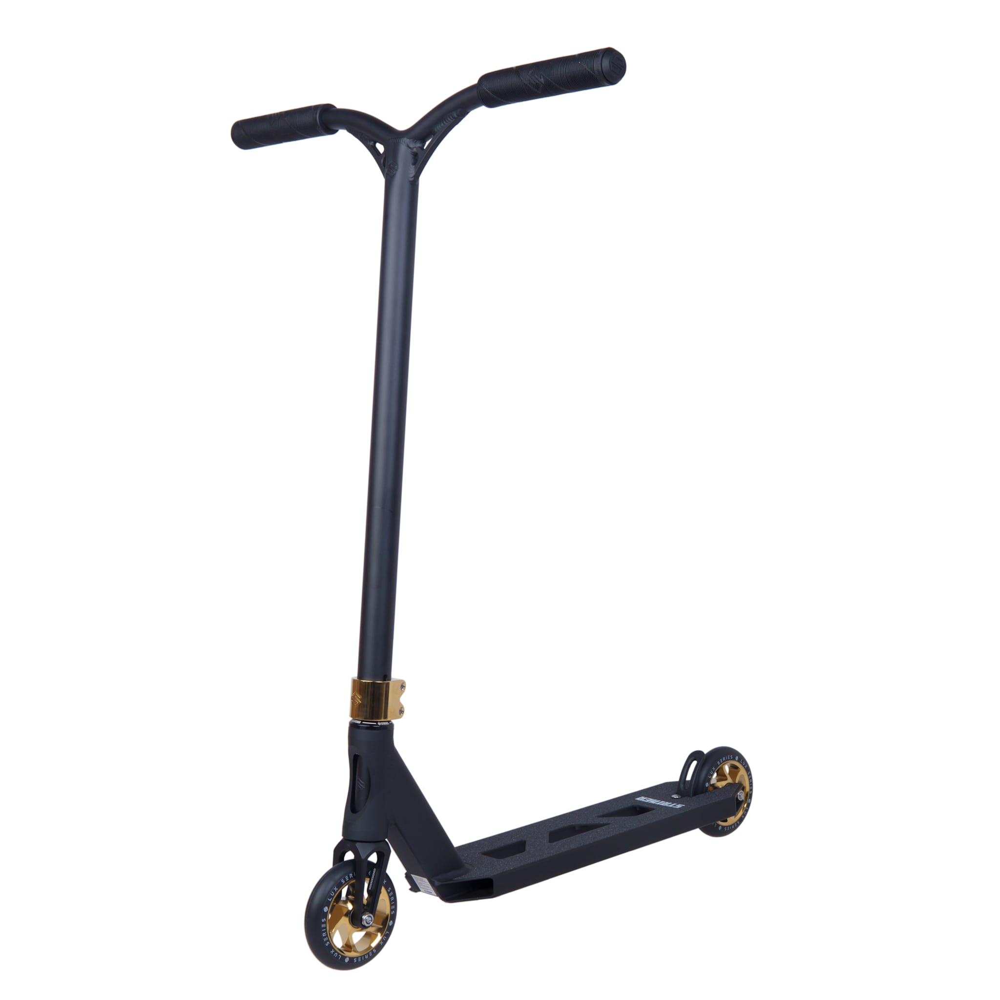 Striker Lux Scooter Freestyle - Negro/Gold Chrome- Scootworld.es