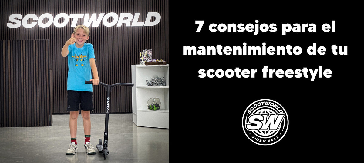 7 consejos para el mantenimiento de tu scooter freestyle