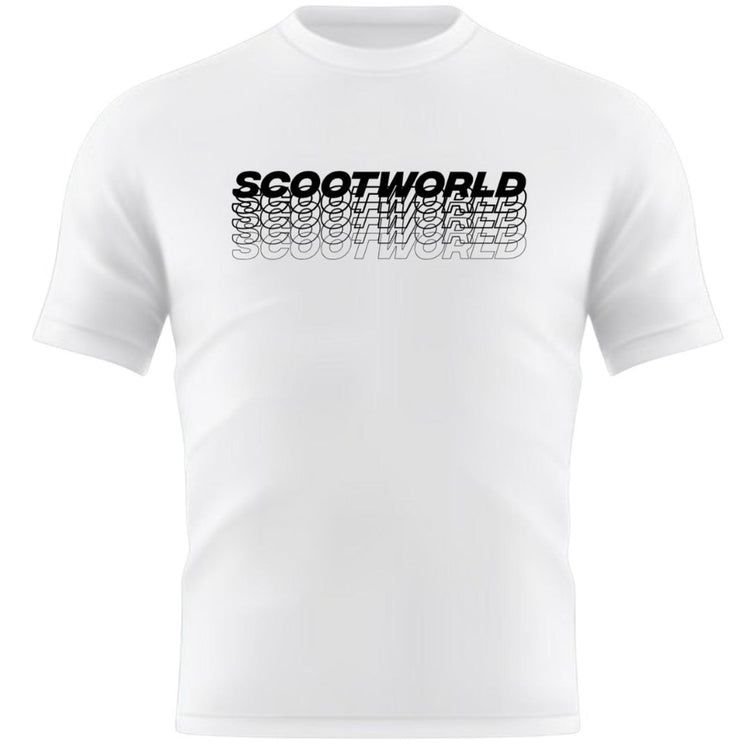 ScootWorld Repeat Logo Camiseta- Scootworld.es