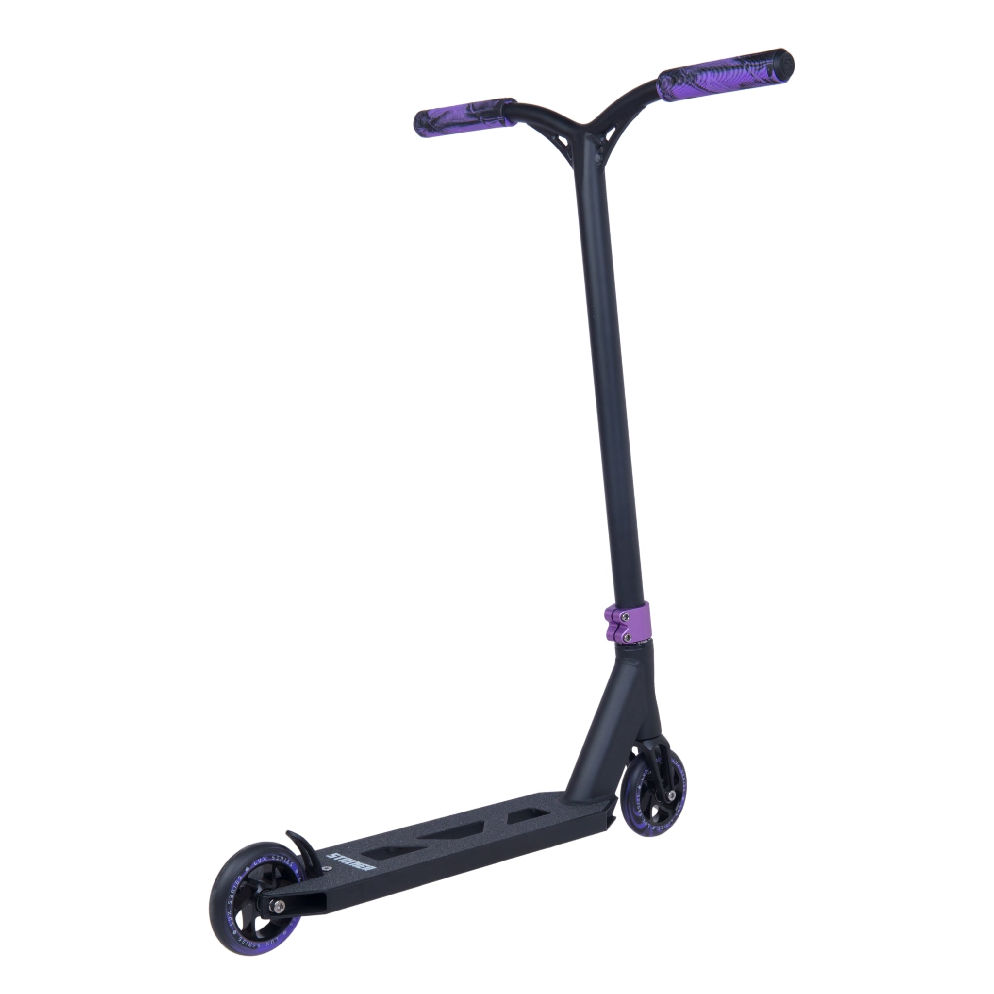 Striker Lux Youth Scooter Freestyle - Negro/Morado- Scootworld.es