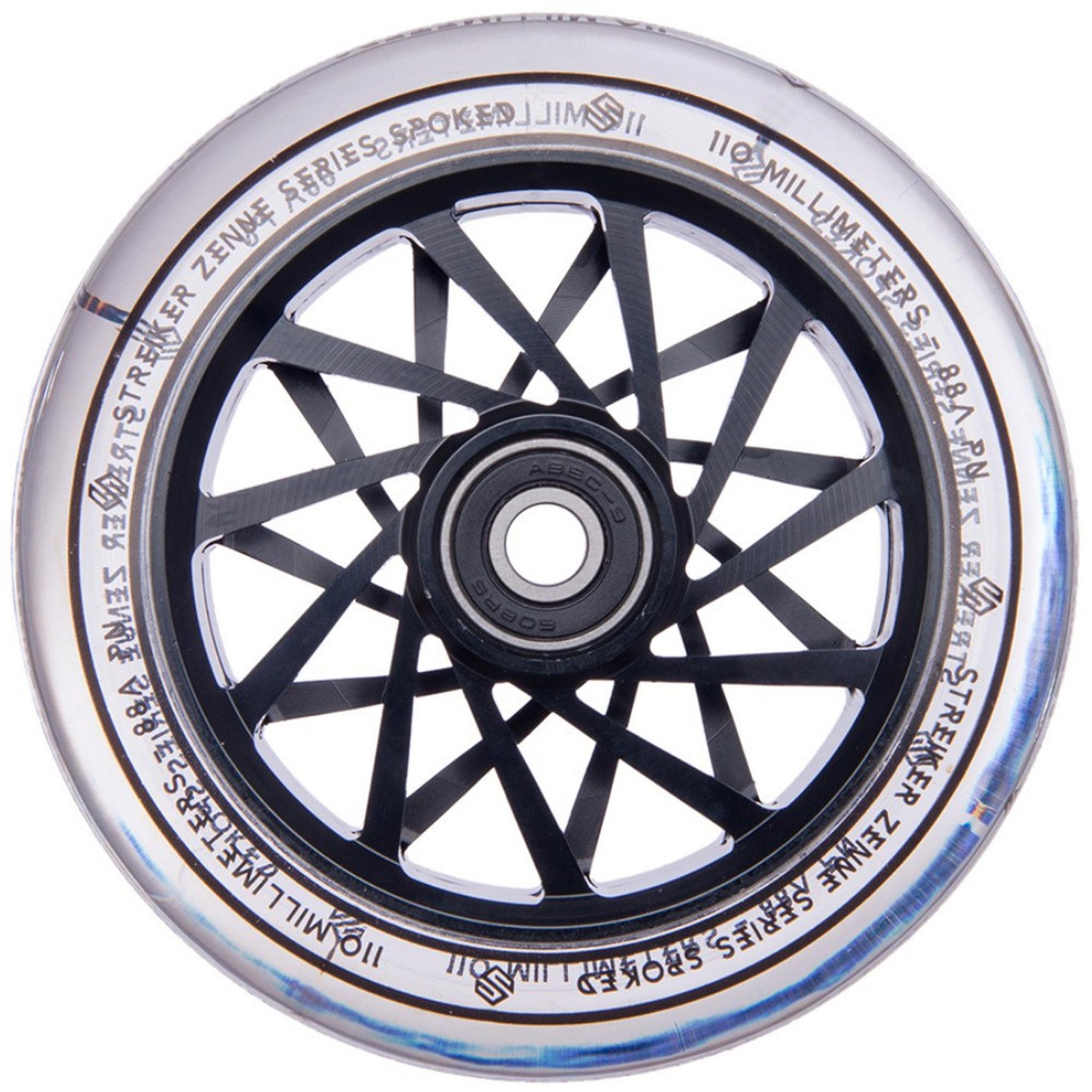 Striker Zenue Series Clear PU Rueda Patinete - Negro- Scootworld.es