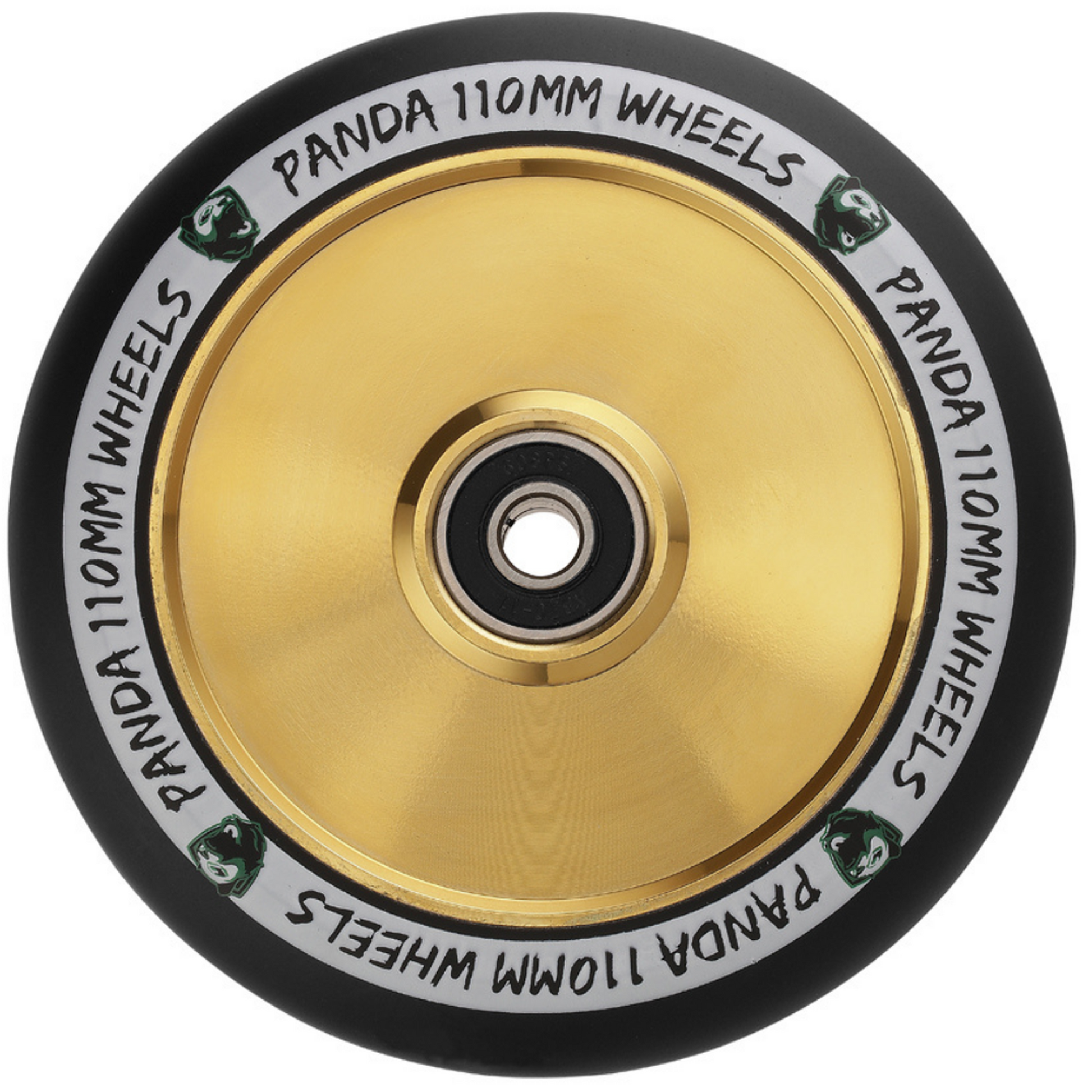 Panda Balloon Fullcore 110mm Rueda Patinete - Gold Chrome- Scootworld.es