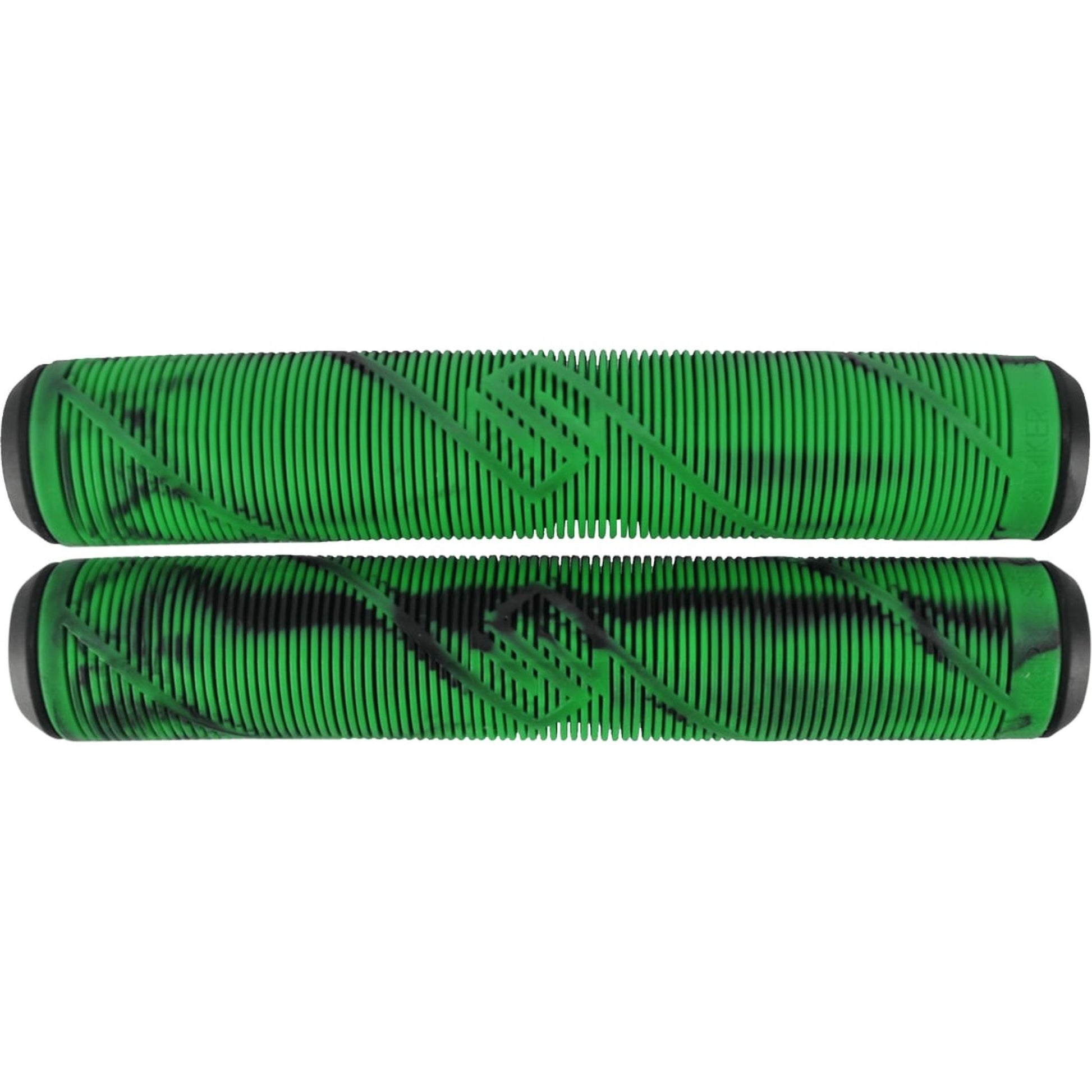 Striker Logo Puños Patinete - Negro/Verde- Scootworld.es