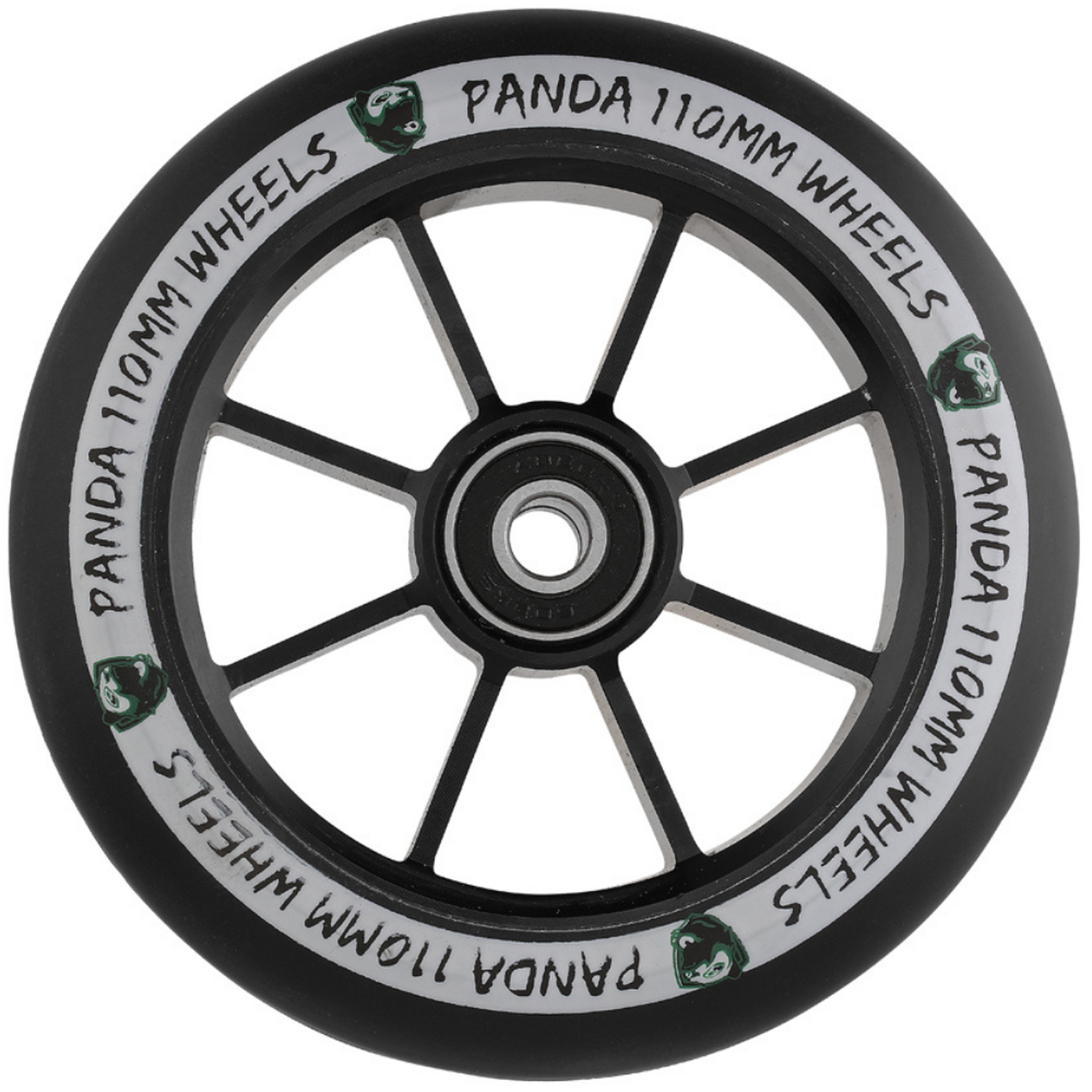 Panda Spoked V2 110mm Rueda Patinete - Black- Scootworld.es