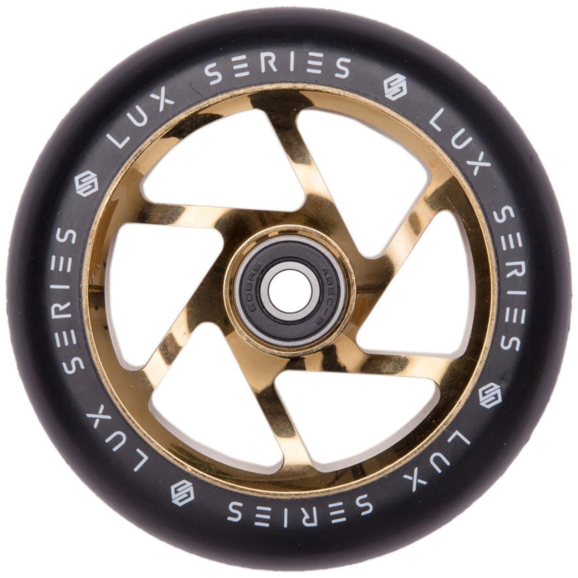 Striker Lux Spoked 100mm Ruedas Patineter - Gold Chrome- Scootworld.es