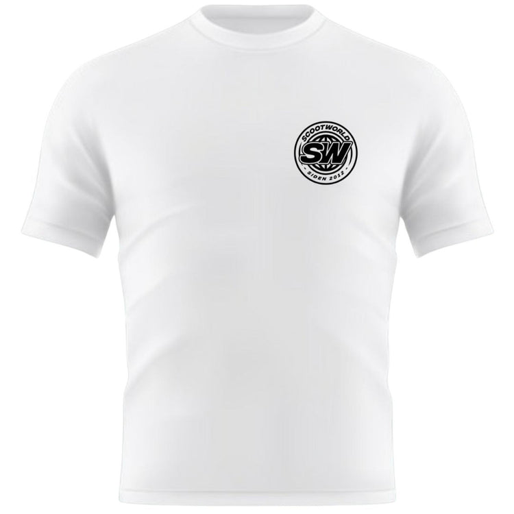 ScootWorld Small Chest Batch Logo Camiseta- Scootworld.es