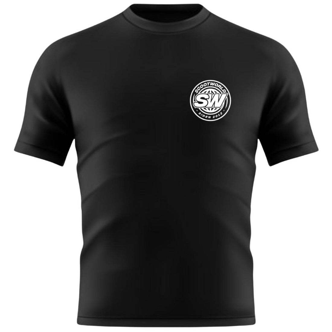 ScootWorld Small Chest Batch Logo Camiseta- Scootworld.es