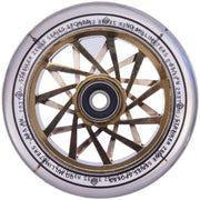 Striker Zenue Series Clear PU Rueda Patinete - Gold Chrome- Scootworld.es