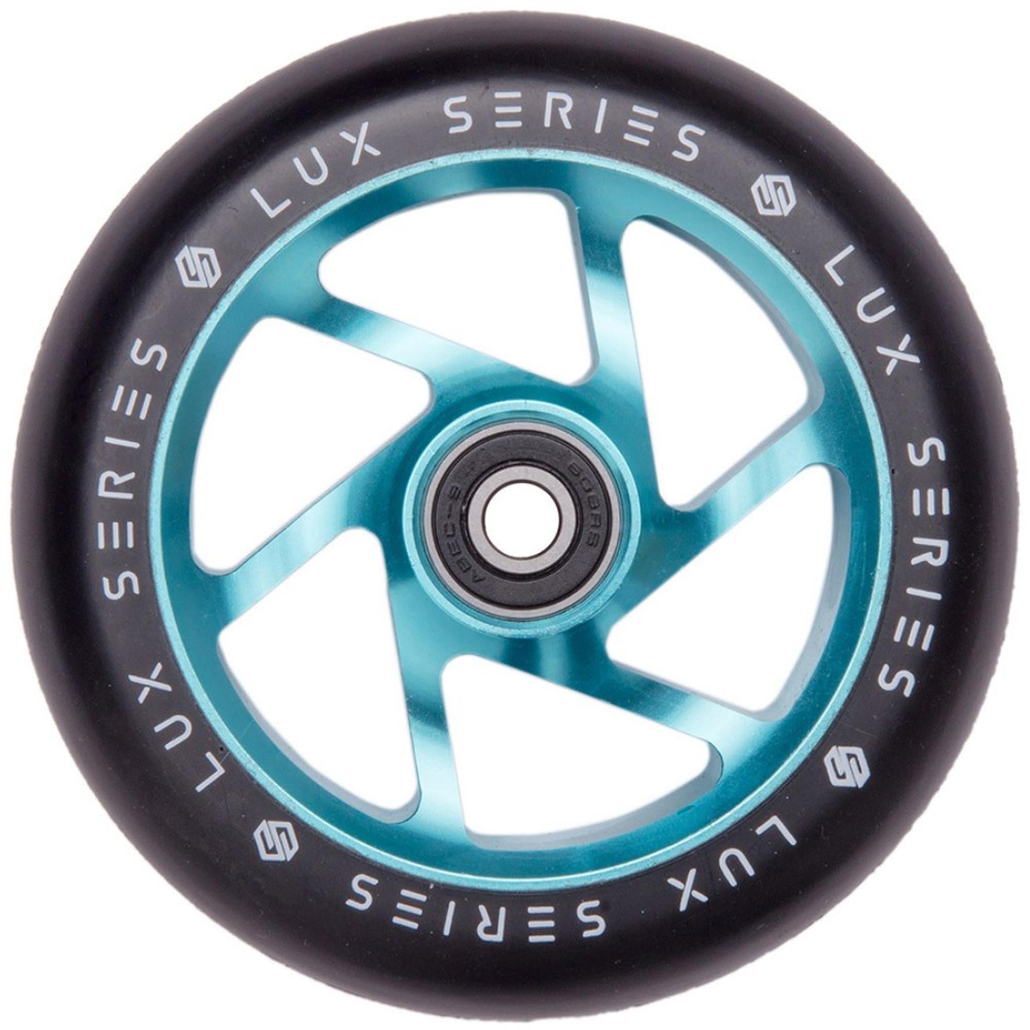 Striker Lux Spoked 100mm Ruedas Patinete - Verde Turquesa- Scootworld.es