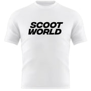 ScootWorld Big Logo Tshirt - Blanco- Scootworld.es