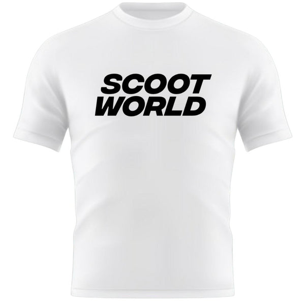ScootWorld Big Logo Camiseta- Scootworld.es