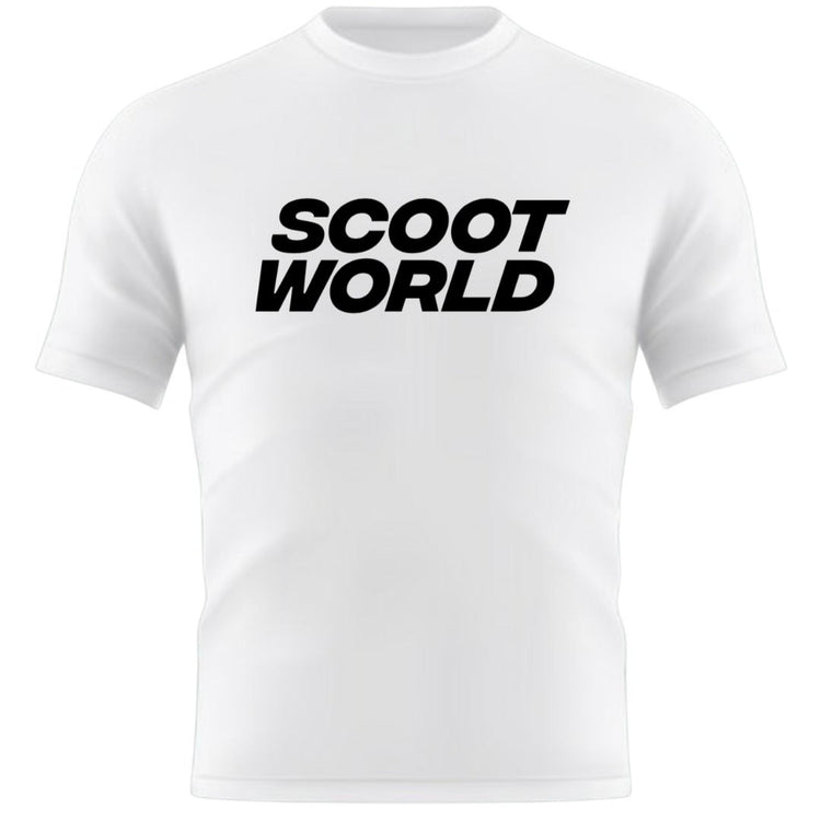 ScootWorld Big Logo Camiseta- Scootworld.es