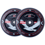 Striker BGSEAKK Magnetit 110mm Ruedas Patinete 2 Piezas - Negro- Scootworld.es