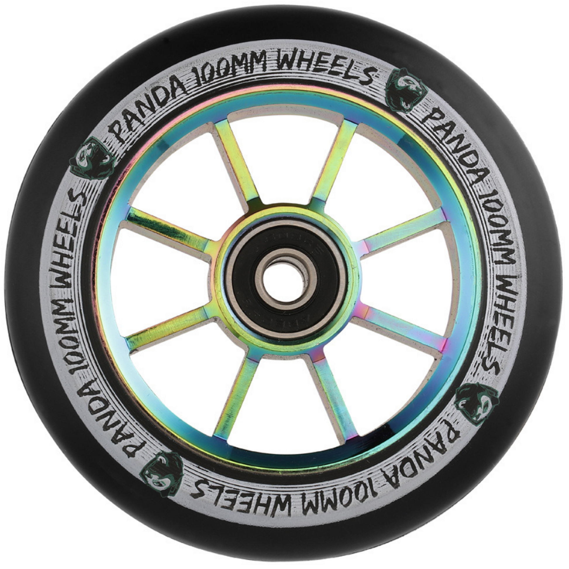 Panda Spoked V2 100mm Rueda Patinete - Rainbow- Scootworld.es