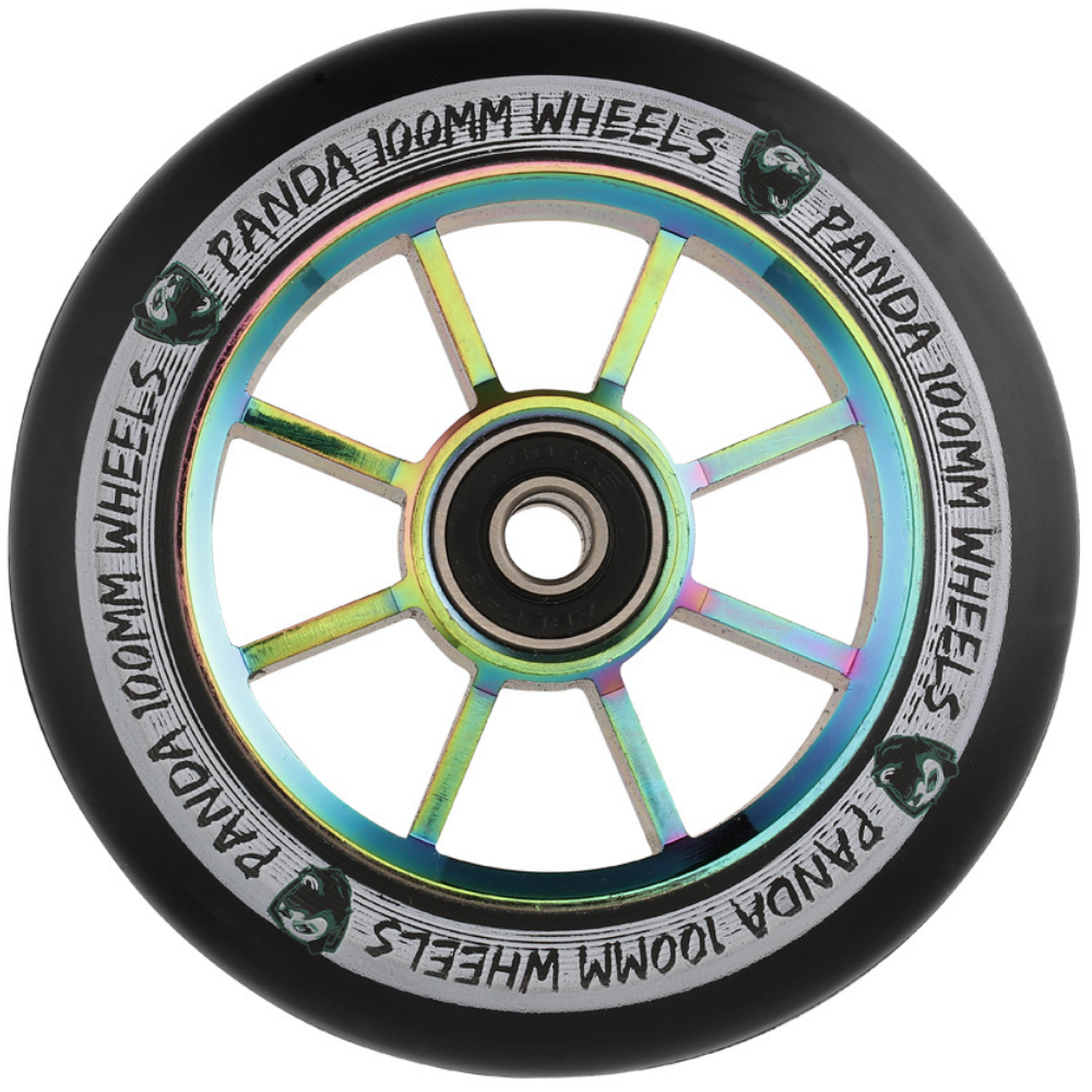 Panda Spoked V2 100mm Rueda Patinete - Rainbow- Scootworld.es