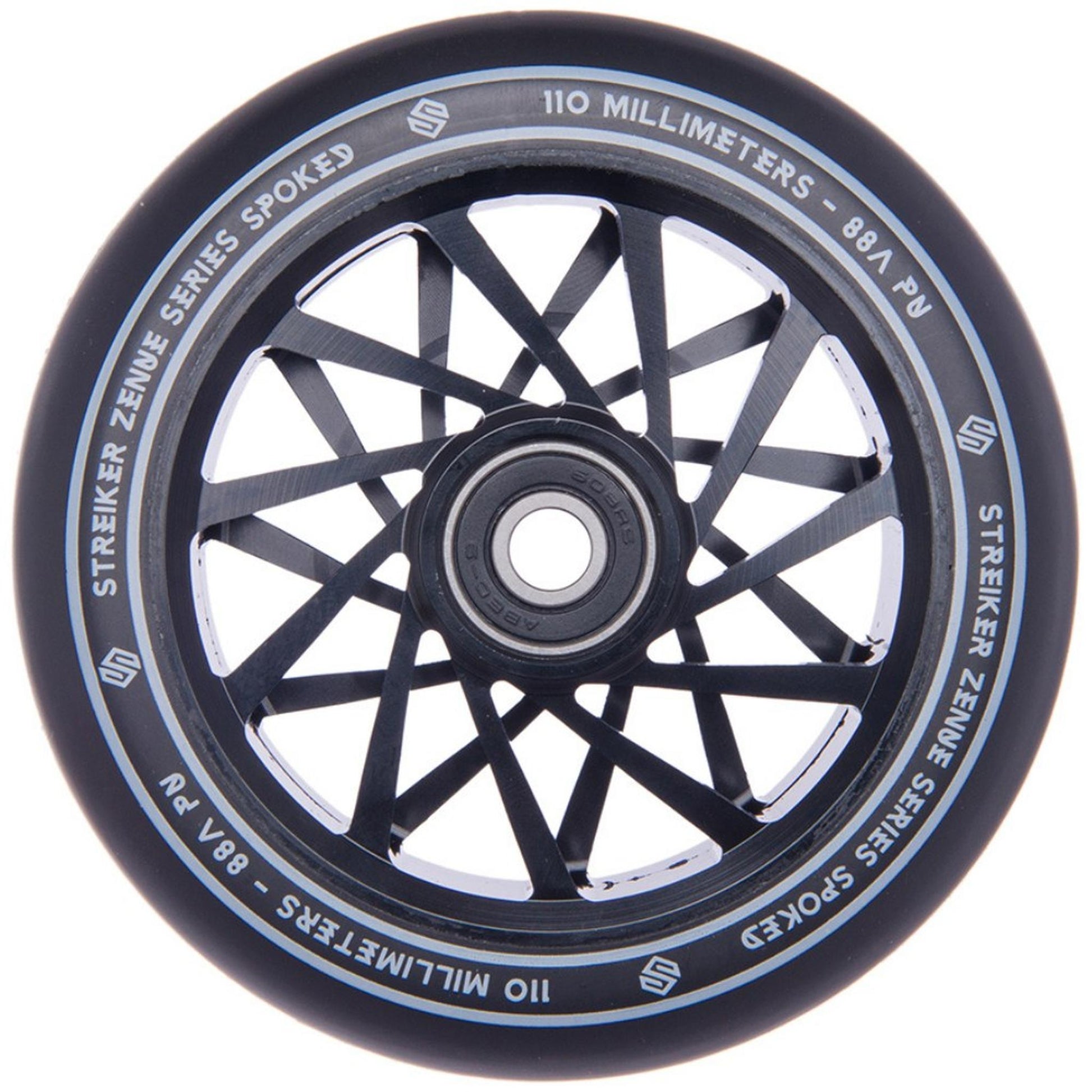 Striker Zenue Series Black PU Rueda Patinete - Negro- Scootworld.es