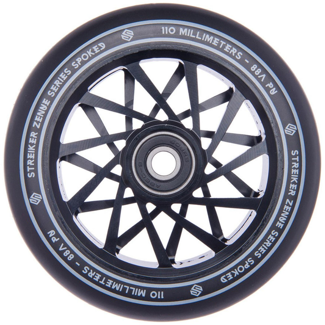 Striker Zenue Series Black PU Rueda Patinete- Scootworld.es