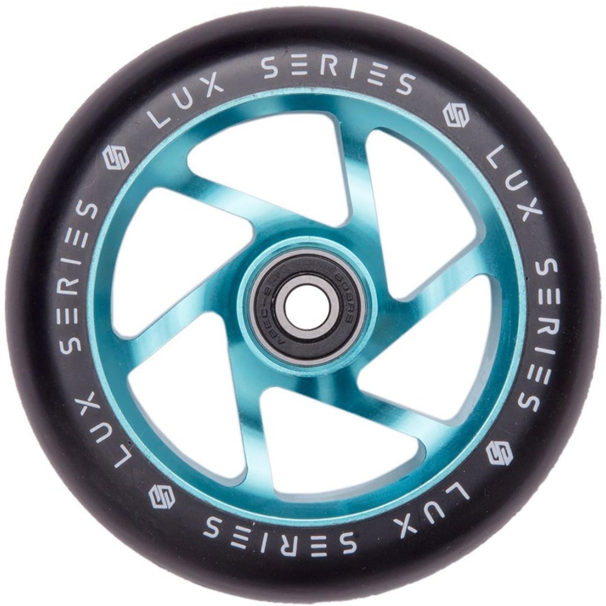 Striker Lux Spoked 110mm Rueda Patinete - Verde Turquesa- Scootworld.es